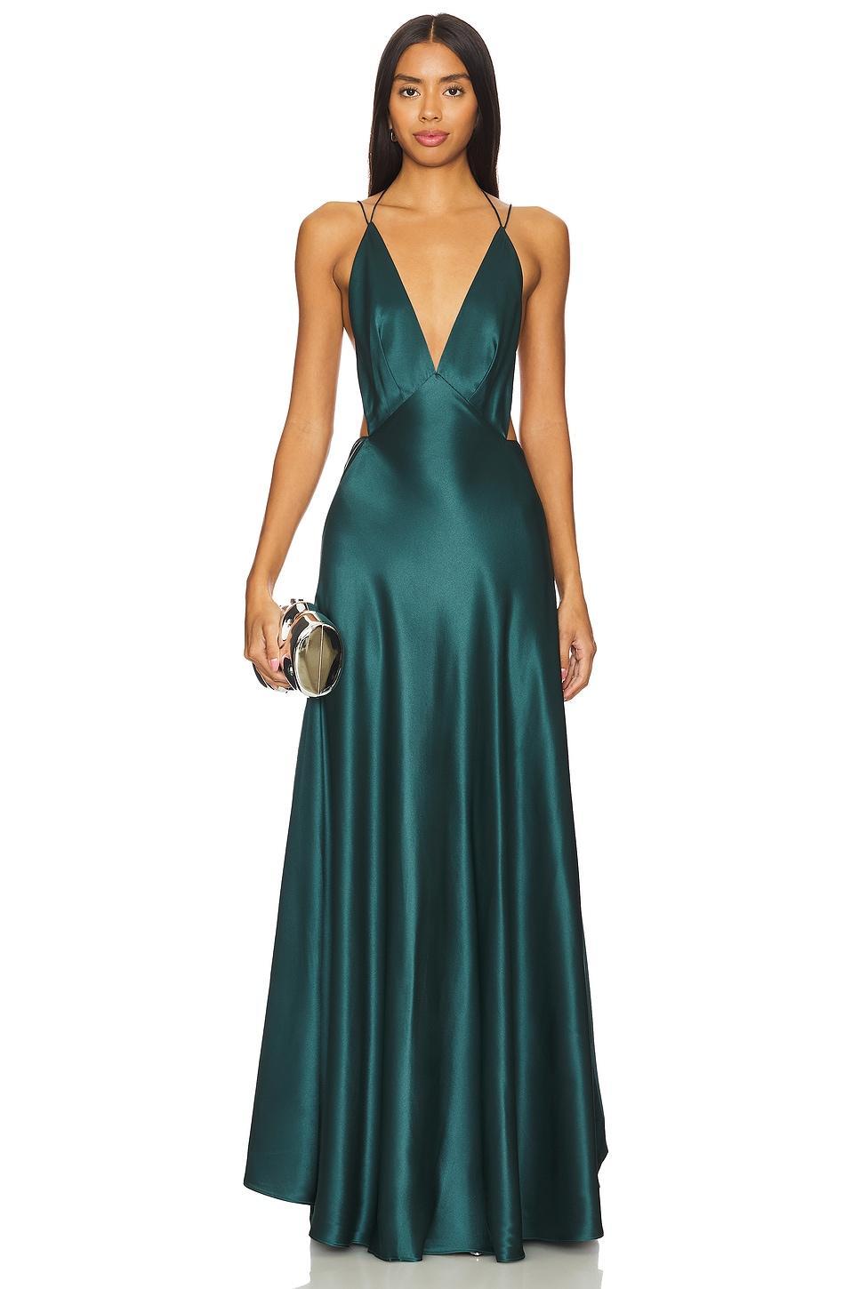 Tash Silk Maxi Dress Product Image