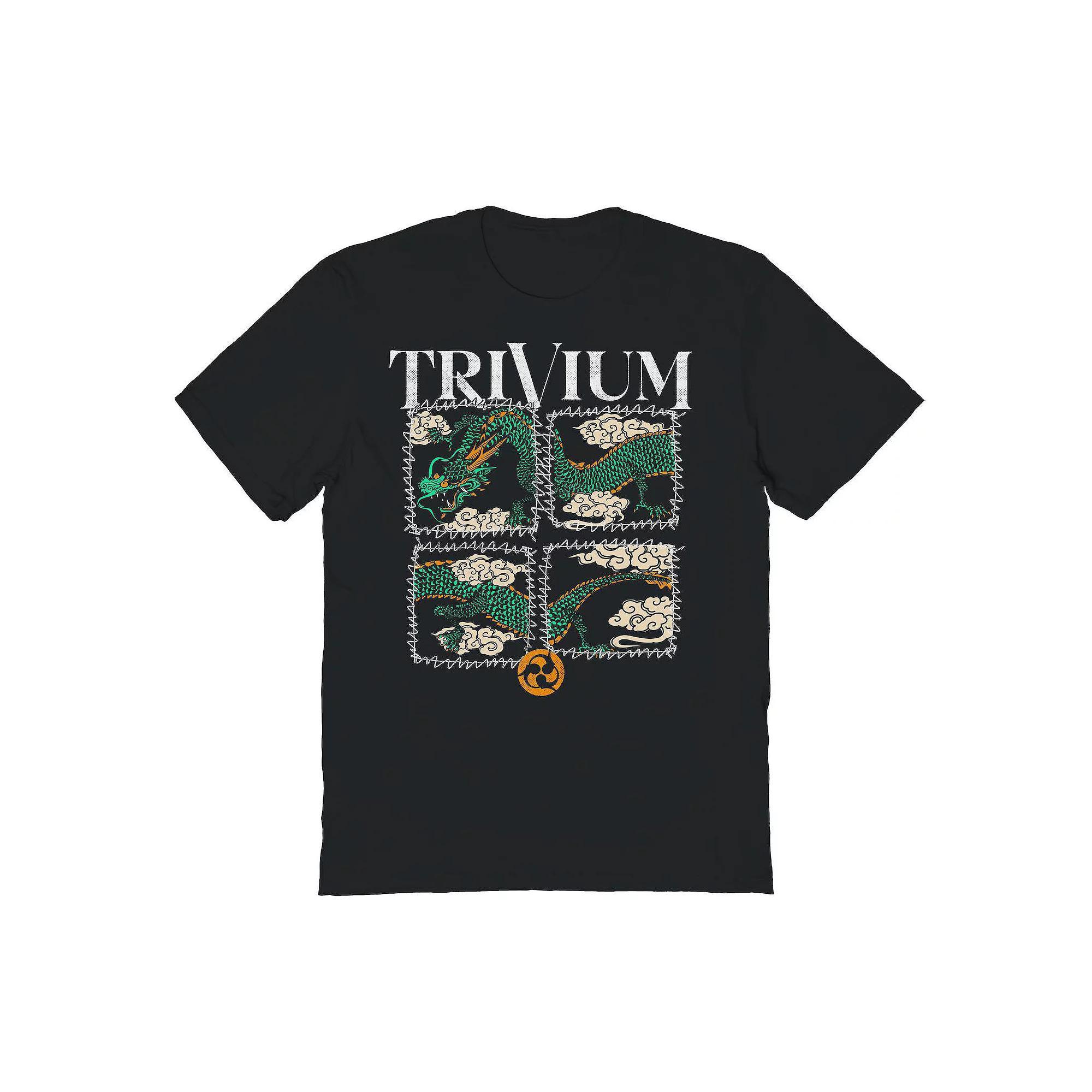 Mens Split Dragon Stack Trivium Graphic Tee Product Image