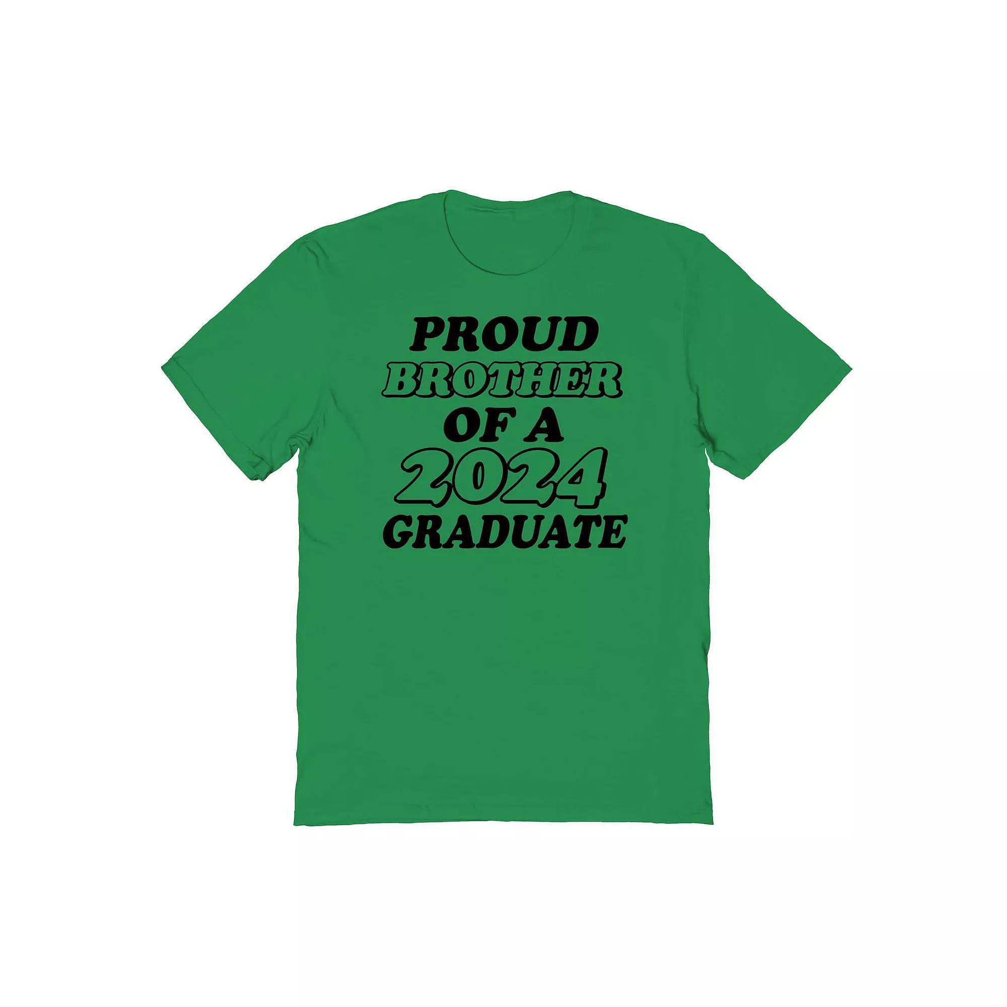 Mens COLAB89 by Threadless Proud Brother Of A 2024 Graduate Graphic Tee Product Image