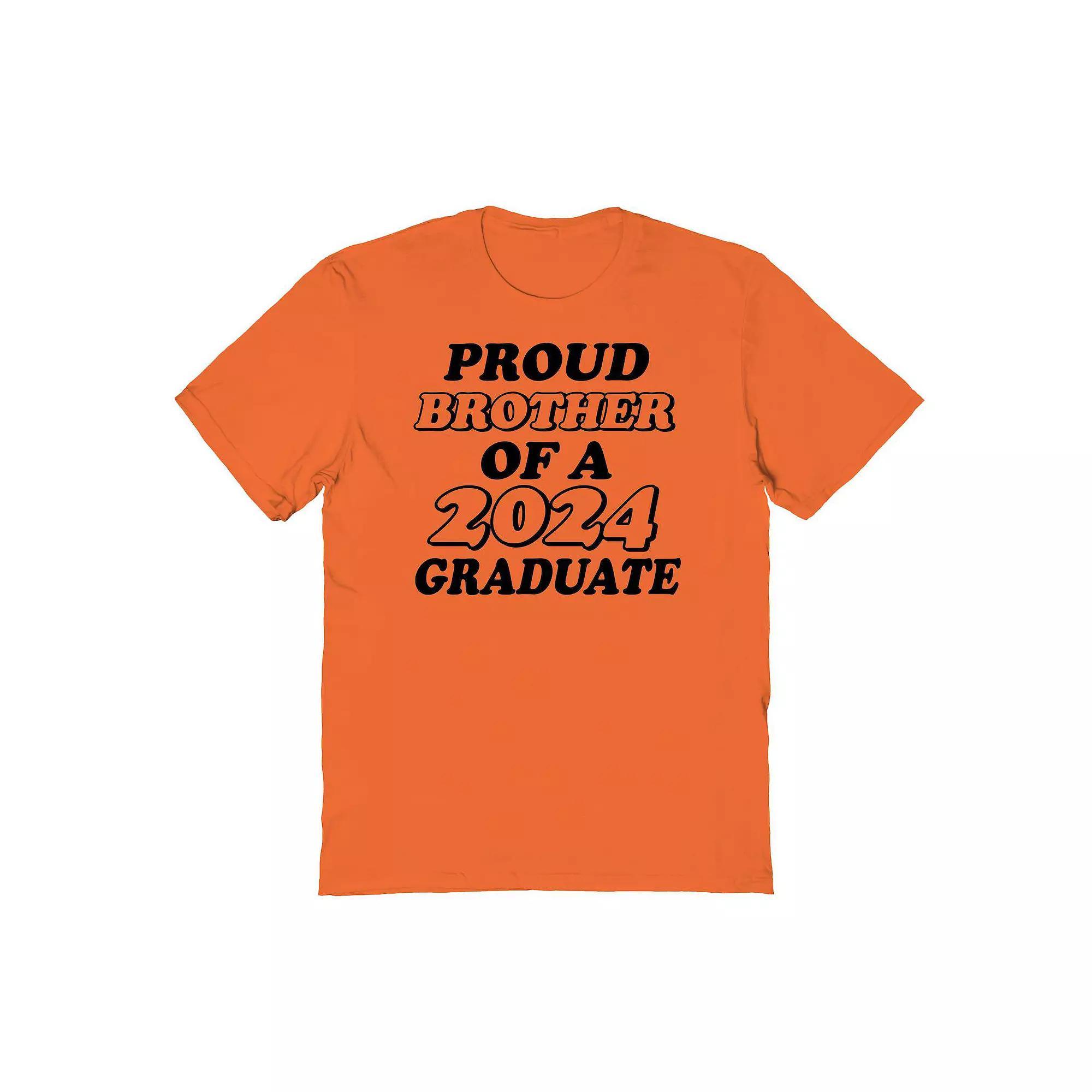 Mens COLAB89 by Threadless Proud Brother Of A 2024 Graduate Graphic Tee Product Image