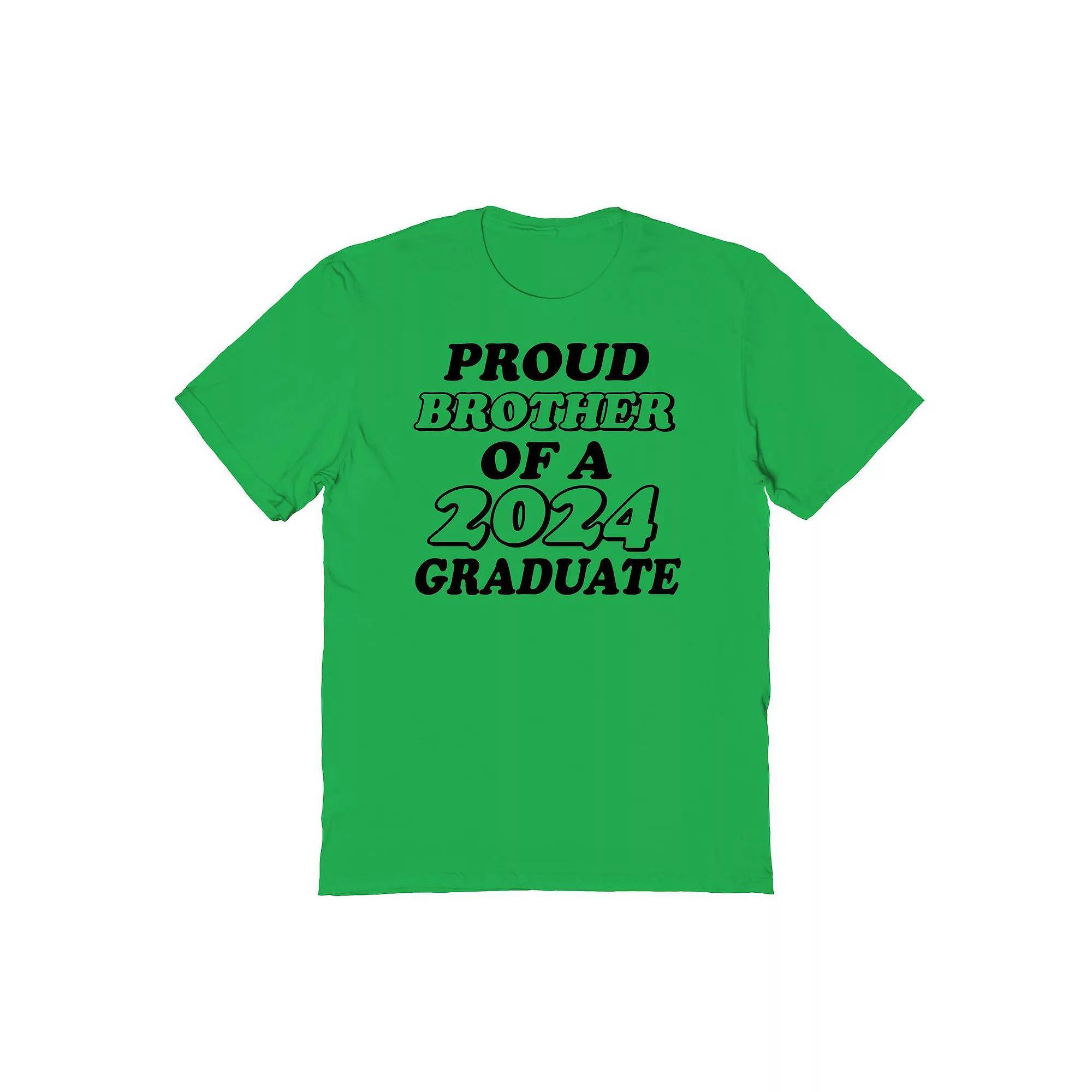 Mens COLAB89 by Threadless Proud Brother Of A 2024 Graduate Graphic Tee Product Image