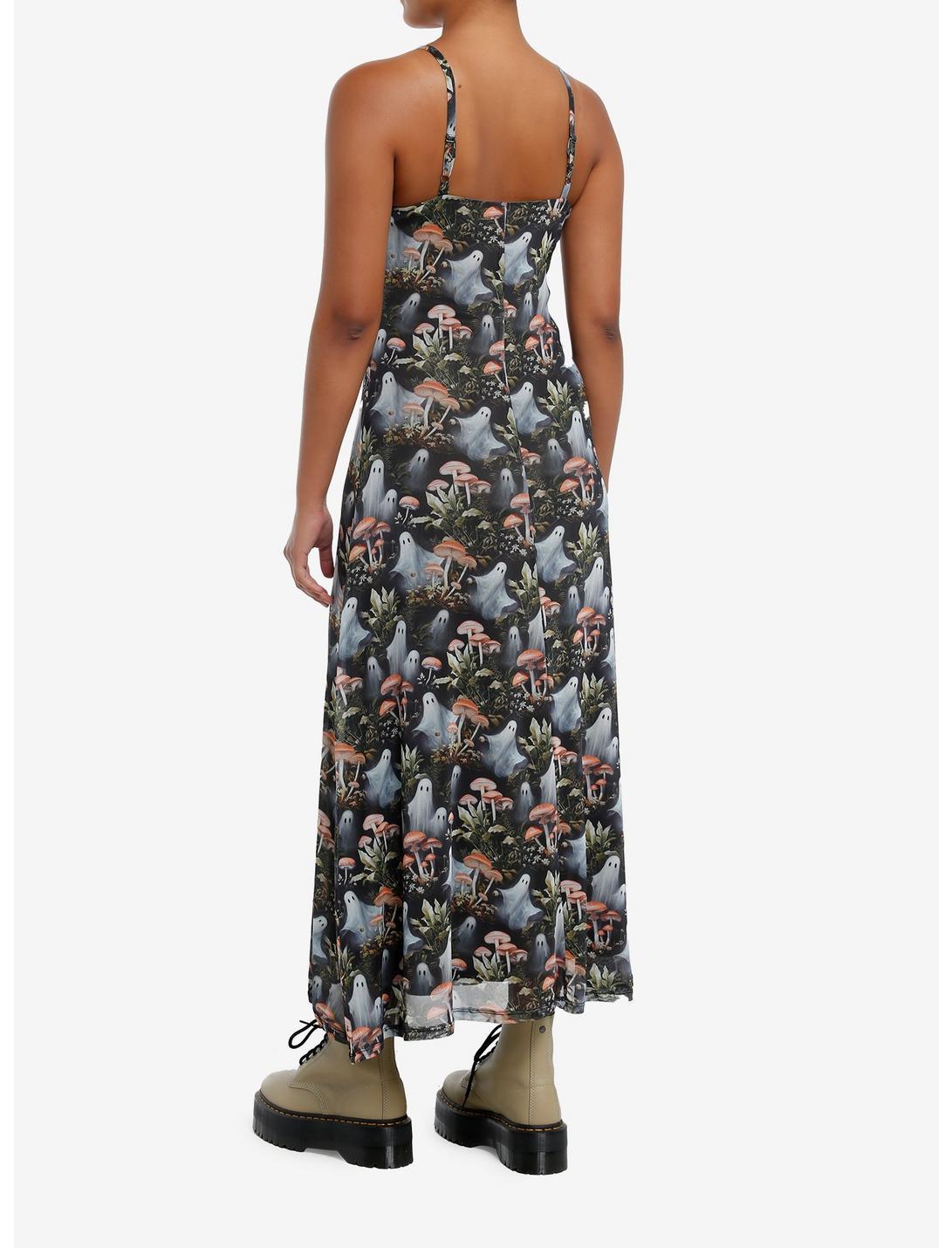 Thorn & Fable Mushrooms & Ghosts Strappy Midaxi Dress Product Image