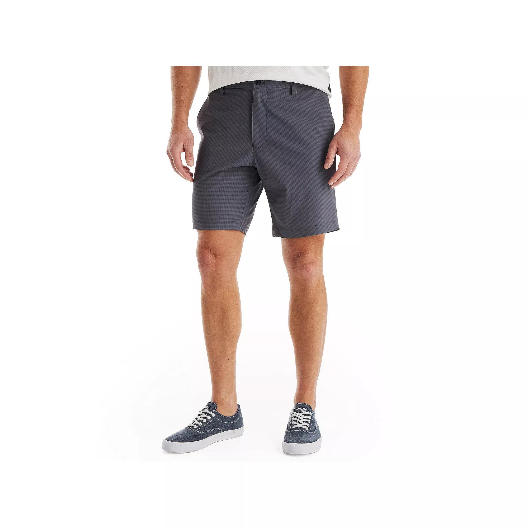 Men's Nautica Printed Performance Shorts, Size: 34, Black Product Image
