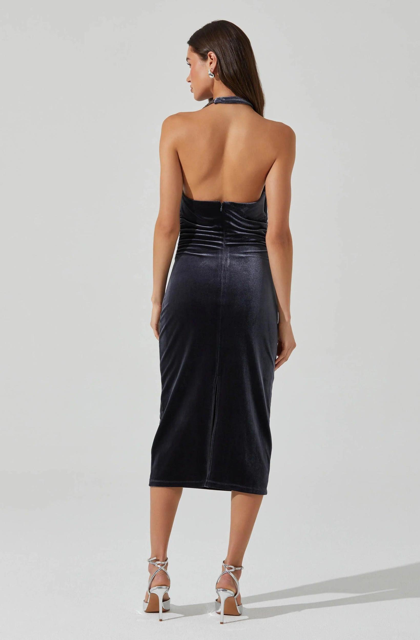 Eugenie Velvet Dress Product Image