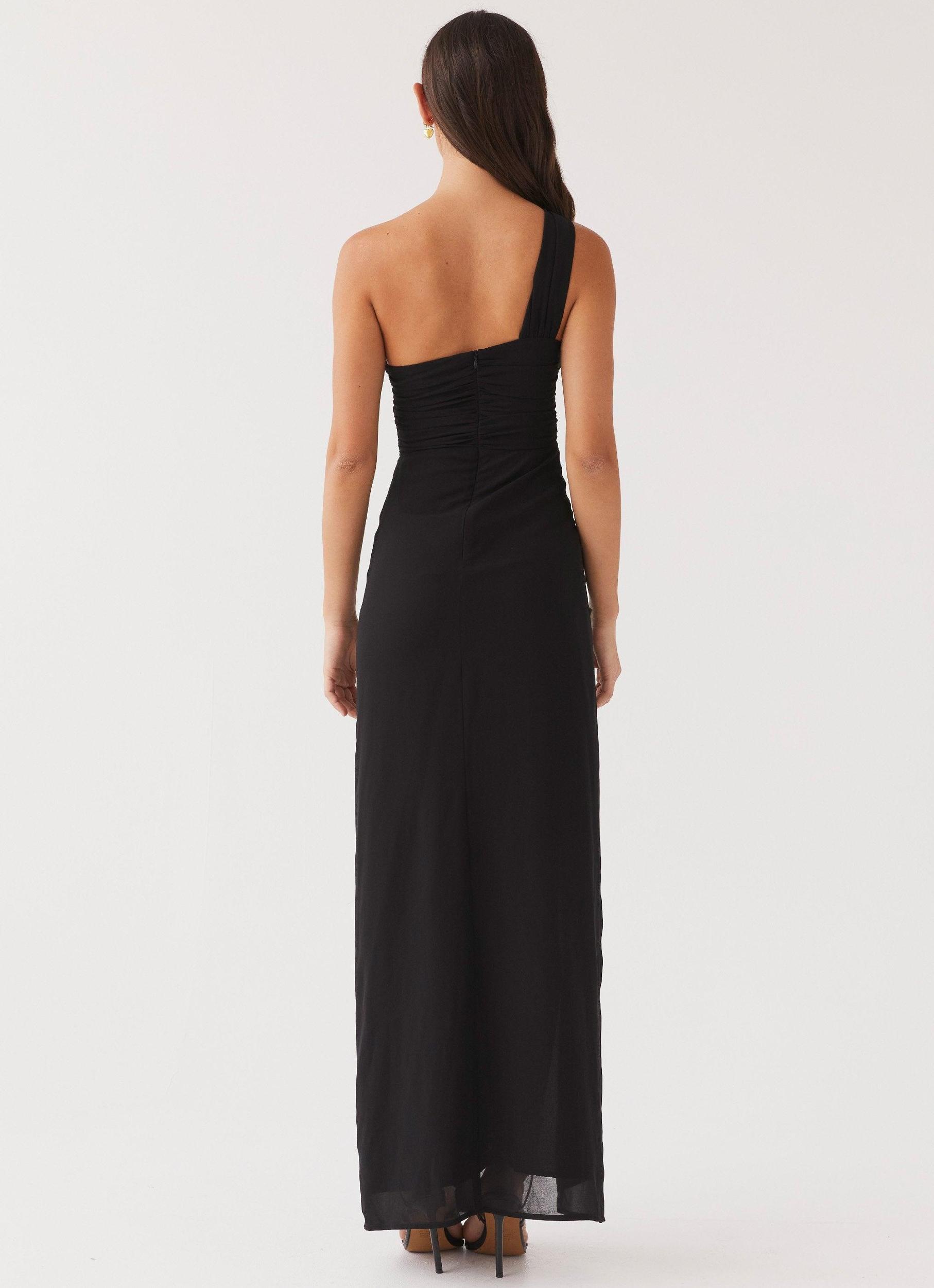 Calling On You Maxi Dress - Black Product Image