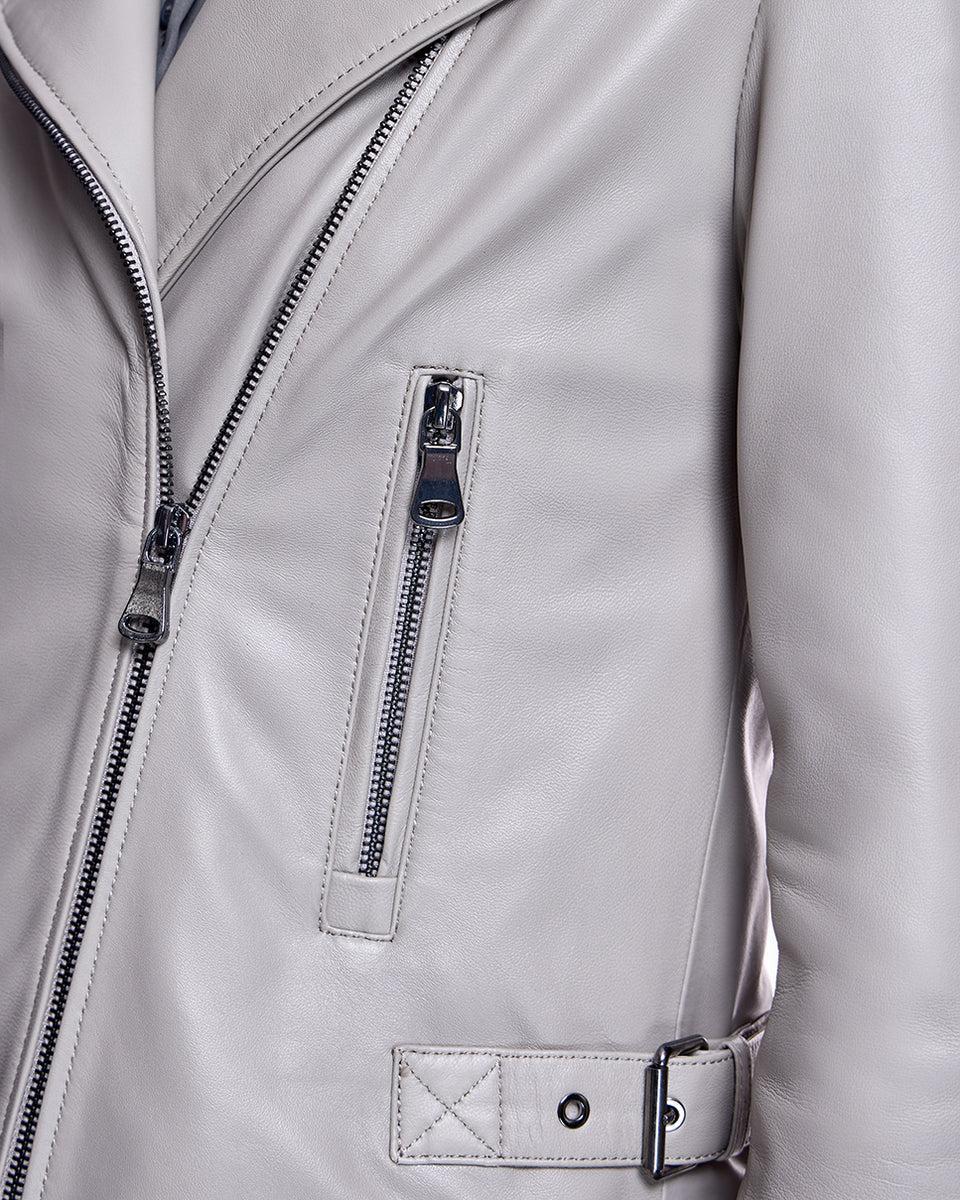 Leather Moto Jacket-Max Product Image