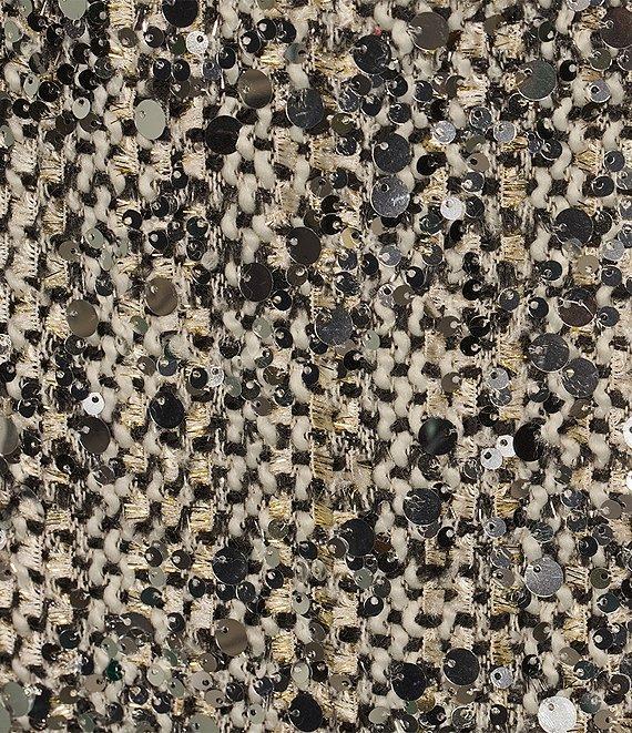Antonio Melani Nyomi Sequin Tweed A Line Mini Skirt Product Image