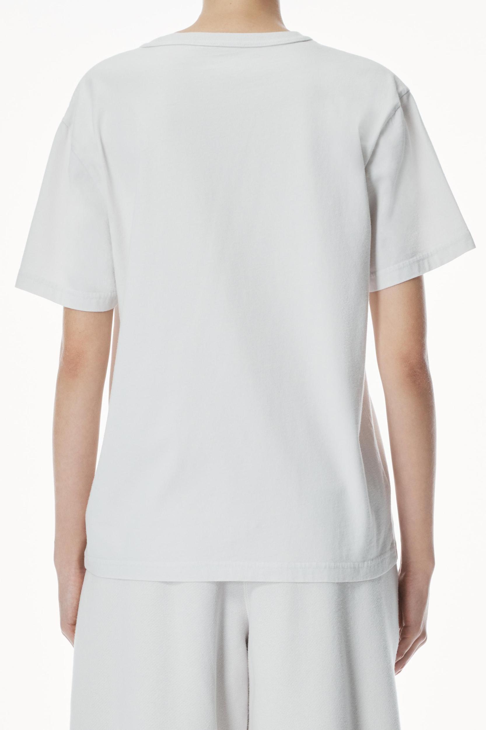 Distressed Logo Cotton Tee Product Image