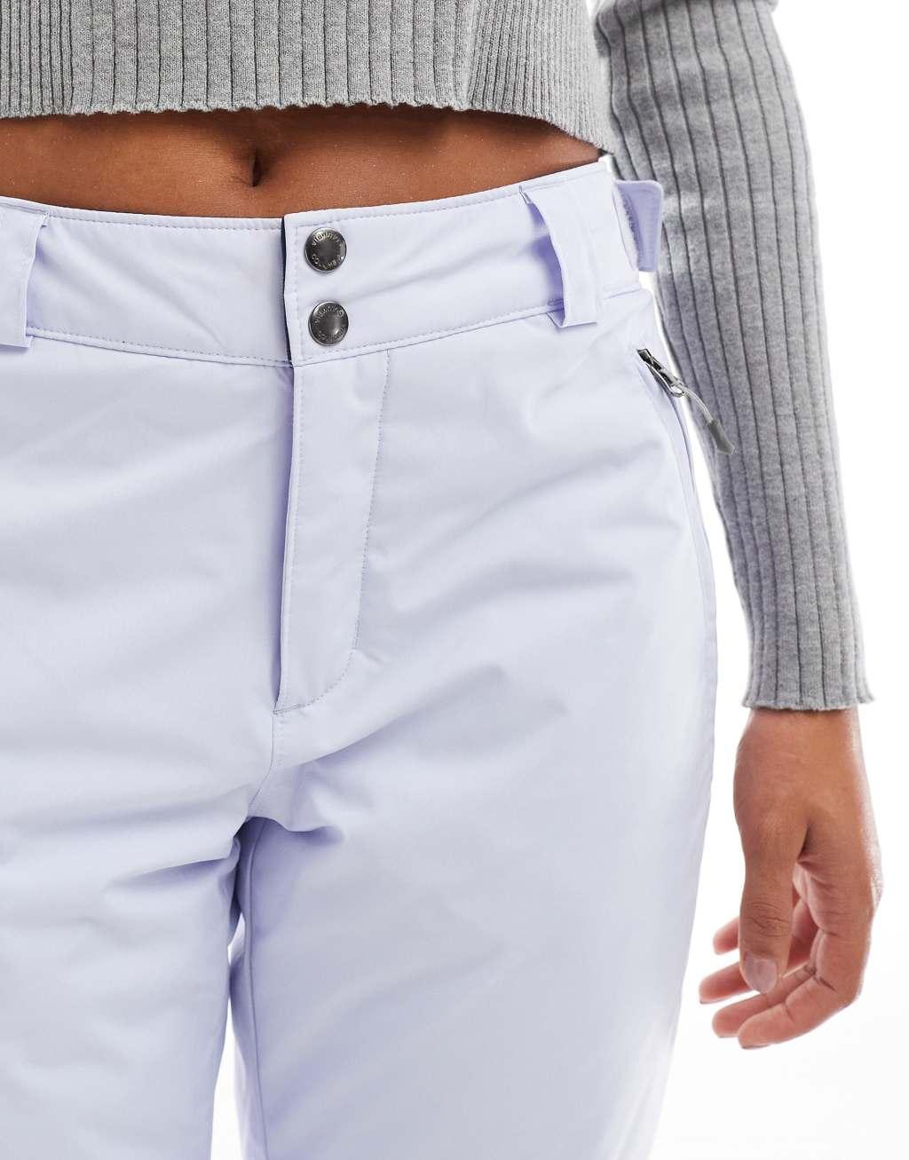 Columbia Shafer Canyon II insulated stretch ski pants in snowdrift purple Product Image