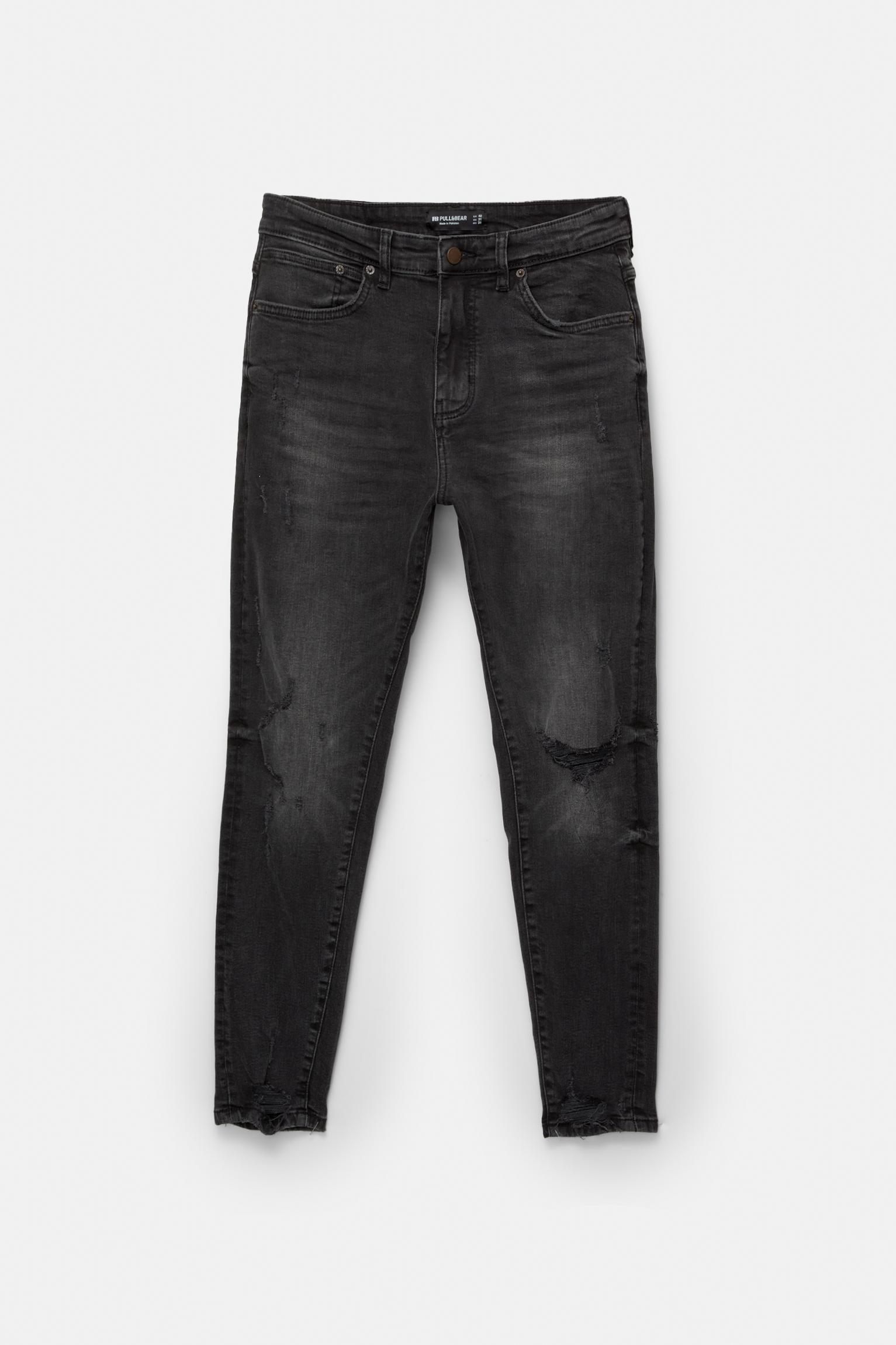 Ripped carrot fit jeans Product Image