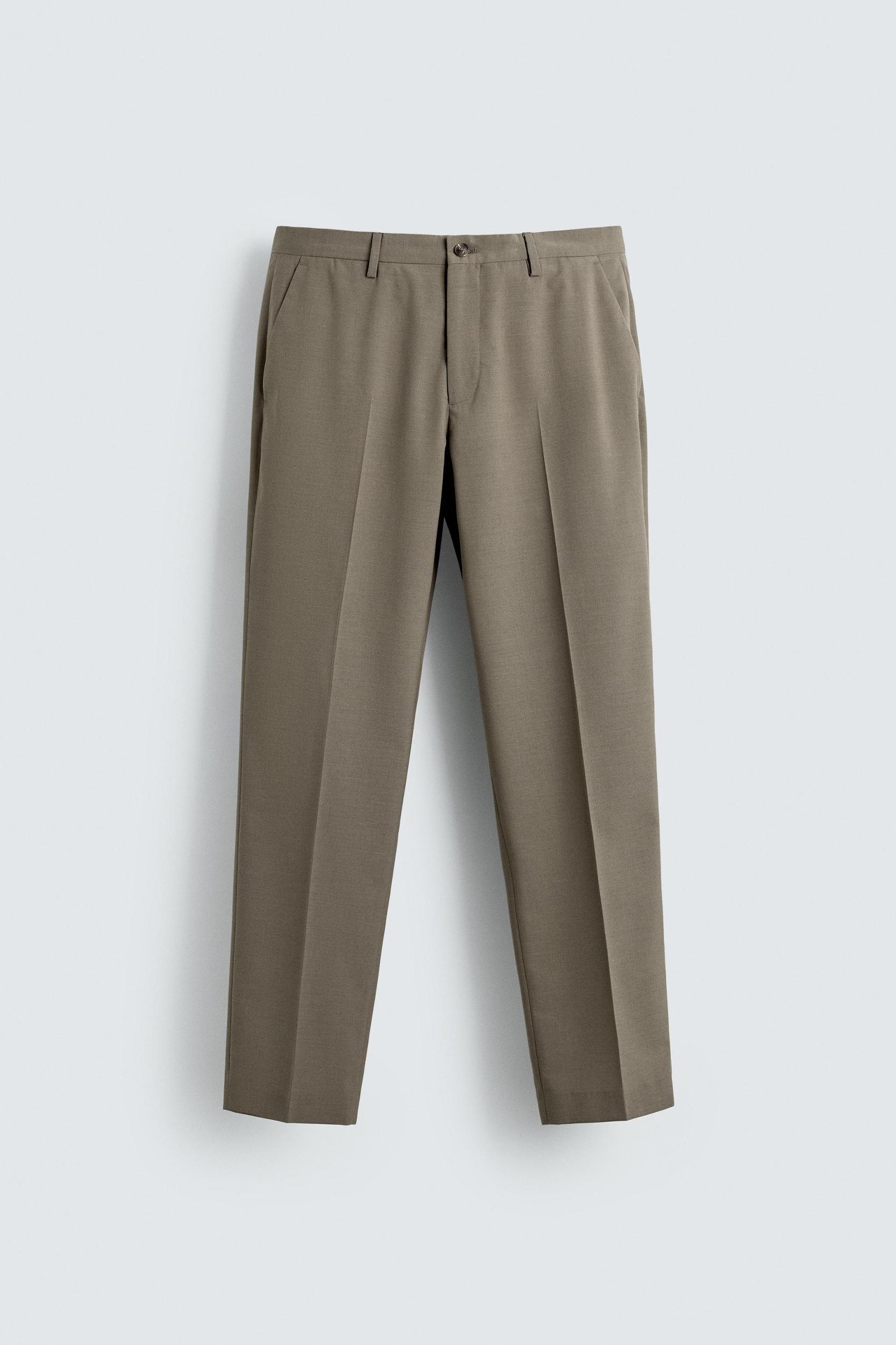 TEXTURED SUIT PANTS Product Image