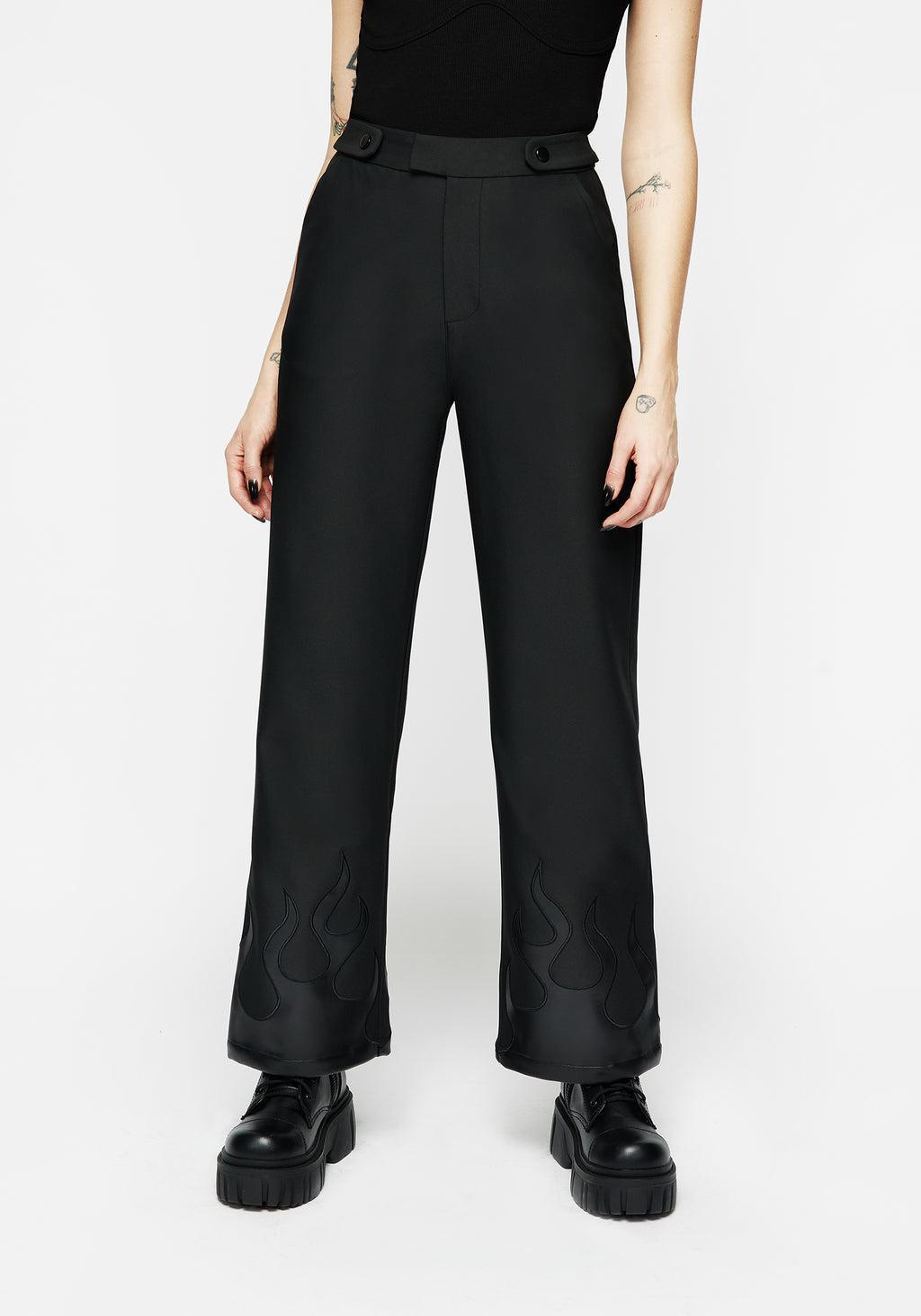Ignite Faux Leather Tailored Trousers Product Image