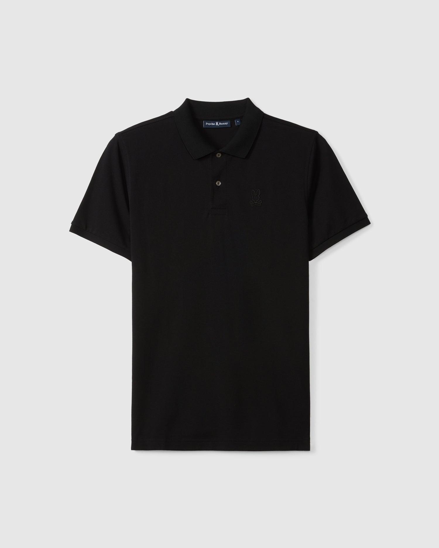 Men's James Premium Pique Polo Shirt 001 BLACK / XL Product Image