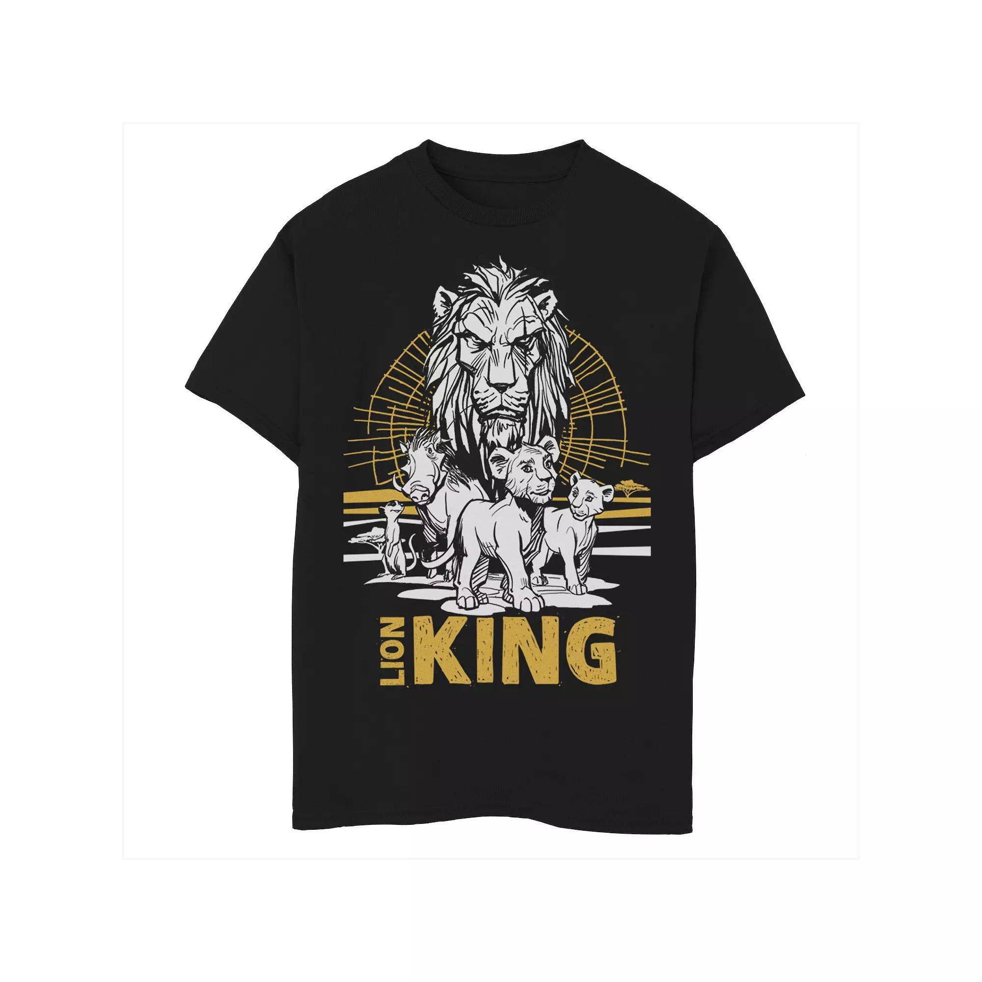 Disneys The Lion King Mens Scar, Simba & Nala Graphic Tee Product Image