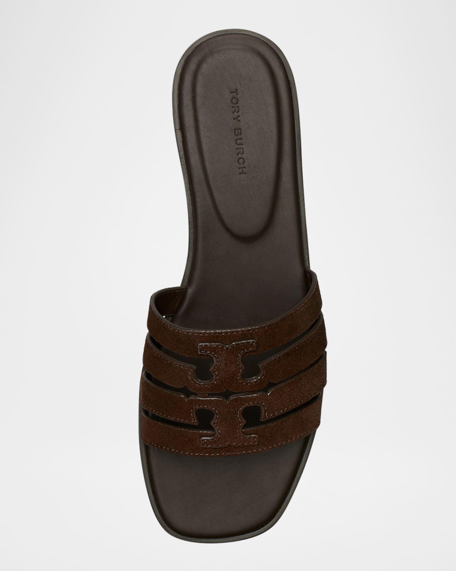 Ines Suede Cage Slide Sandals Product Image