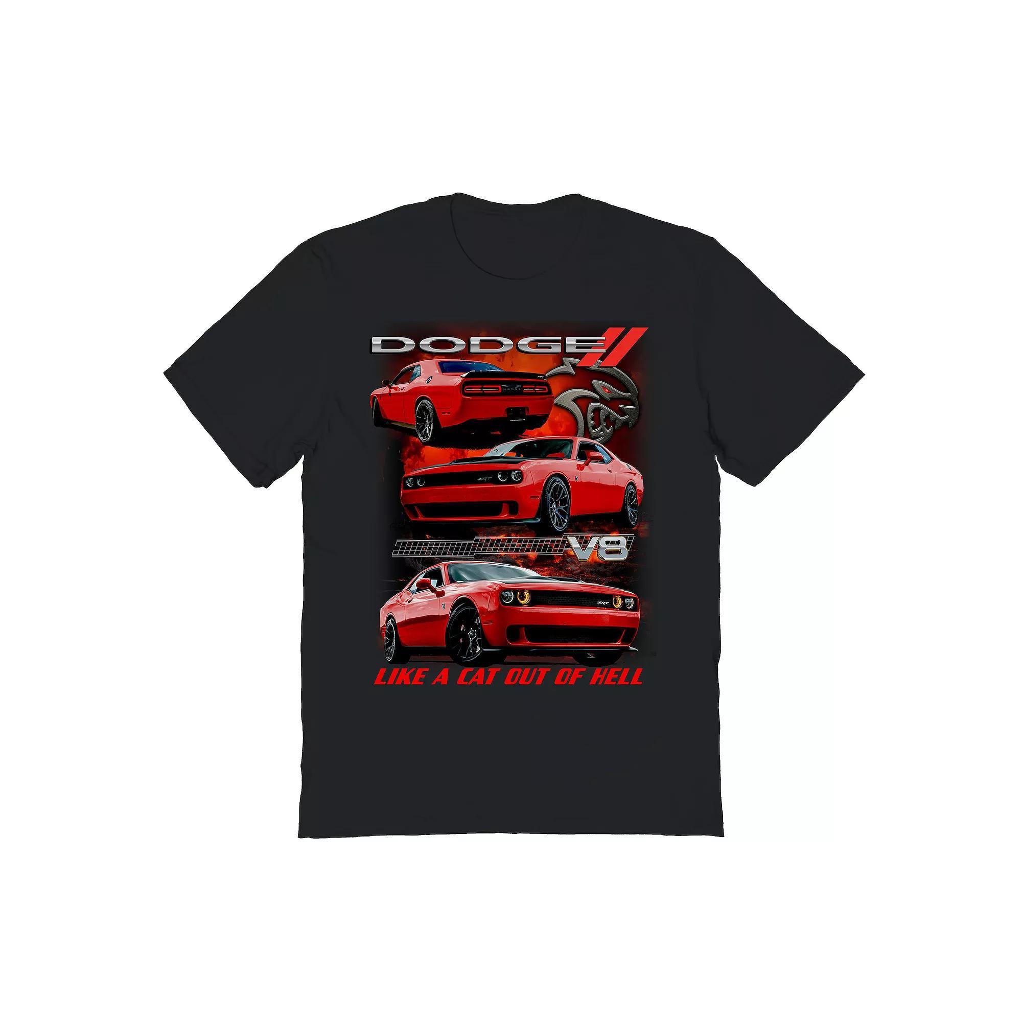 Men's Cat Out Of Hell Graphic Tee, Size: Large, Black Product Image
