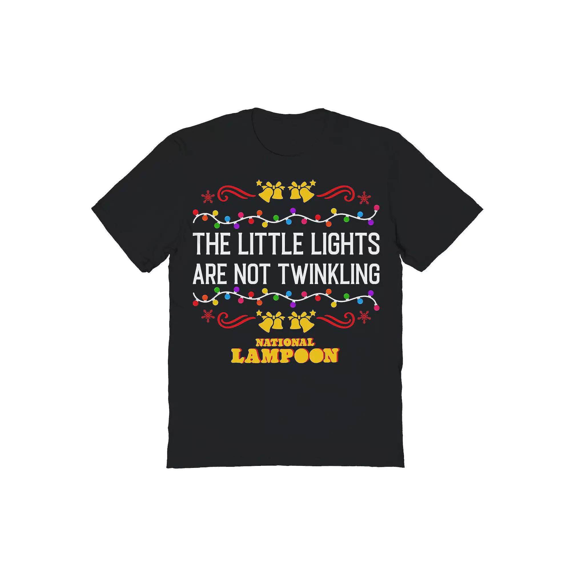 Men's Little Lights National Lampoon's Christmas Vacation Graphic Tee, Size: XL, Black Product Image