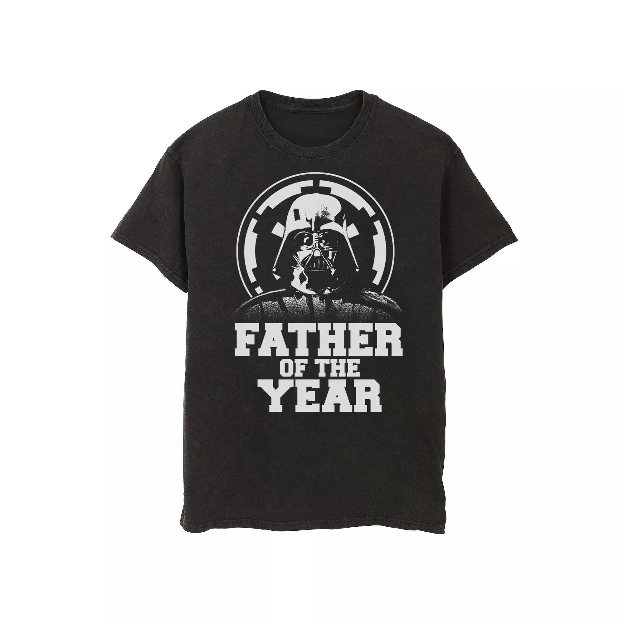 Men's Star Wars Vader Empire Father of the Year Graphic Tee, Size: Medium, Black Product Image