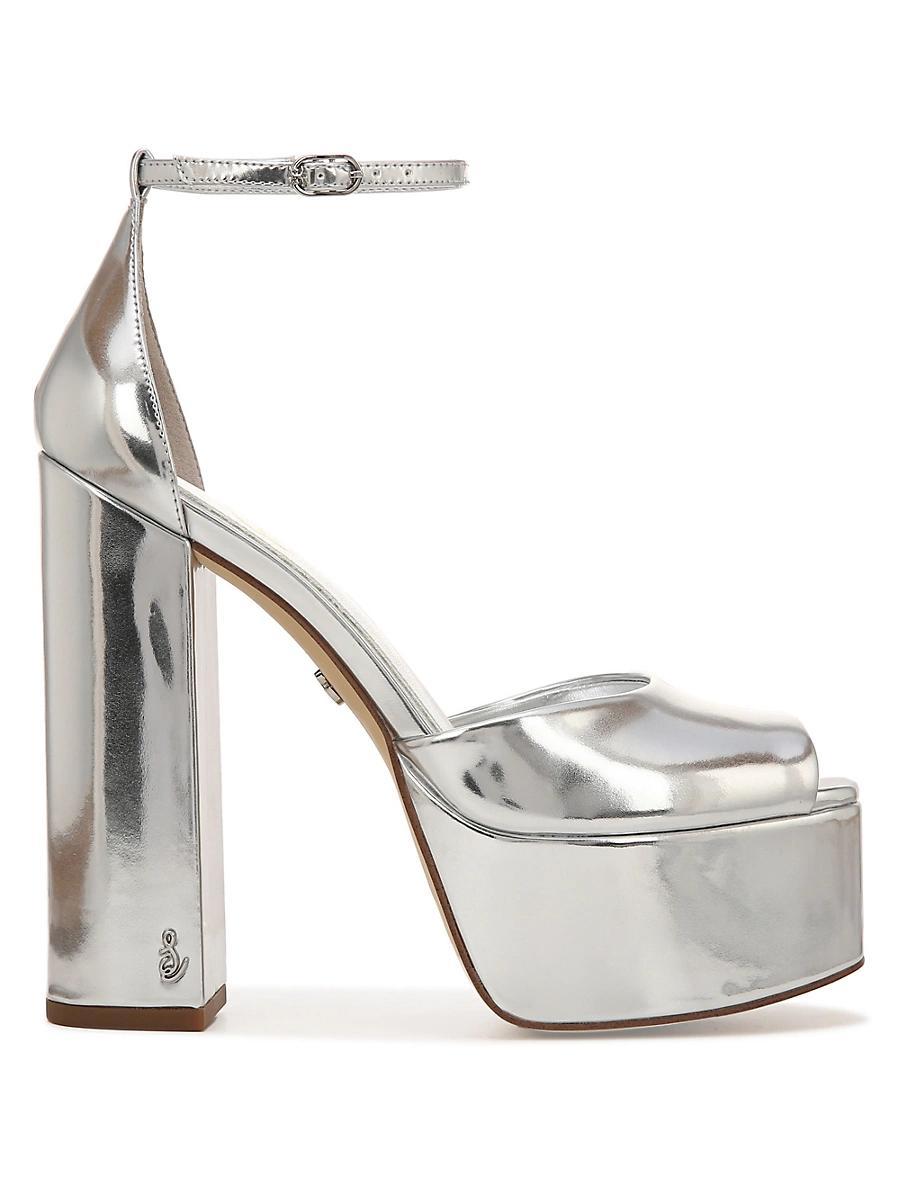 Sam Edelman Womens Kori Flora High Heel Platform Sandals Product Image