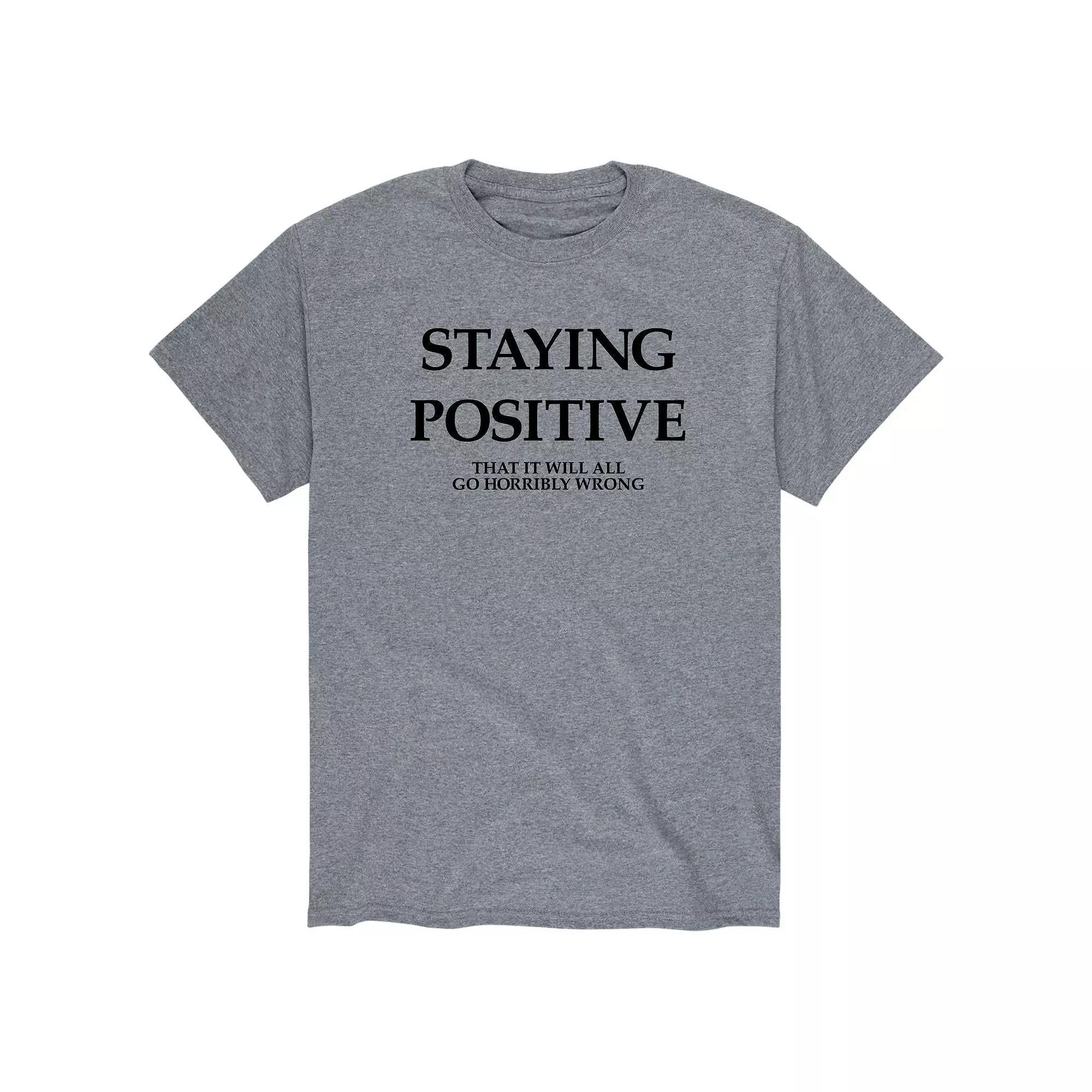 Mens Staying Positive Tee Product Image