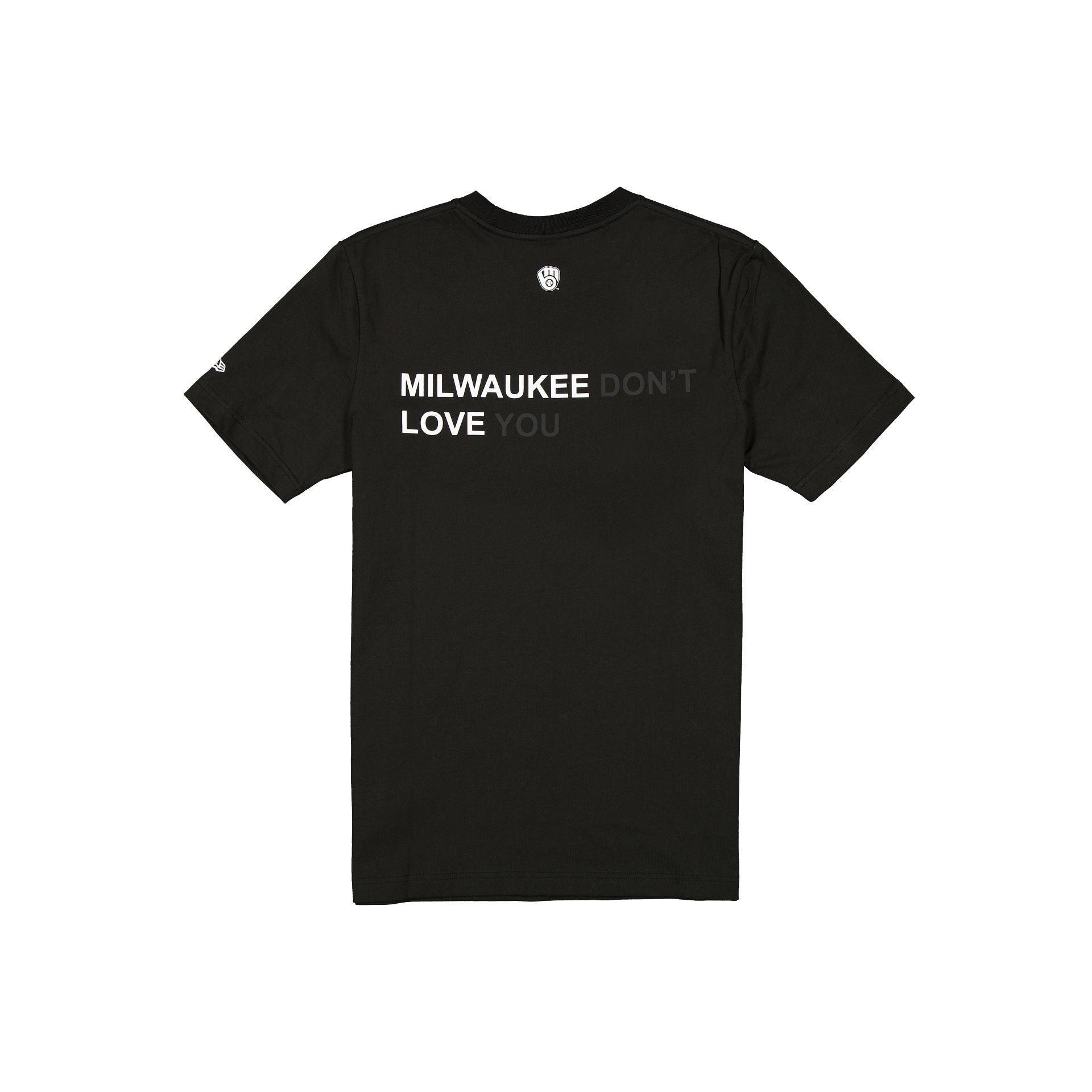 J-Frost x Milwaukee Brewers Black T-Shirt Male Product Image