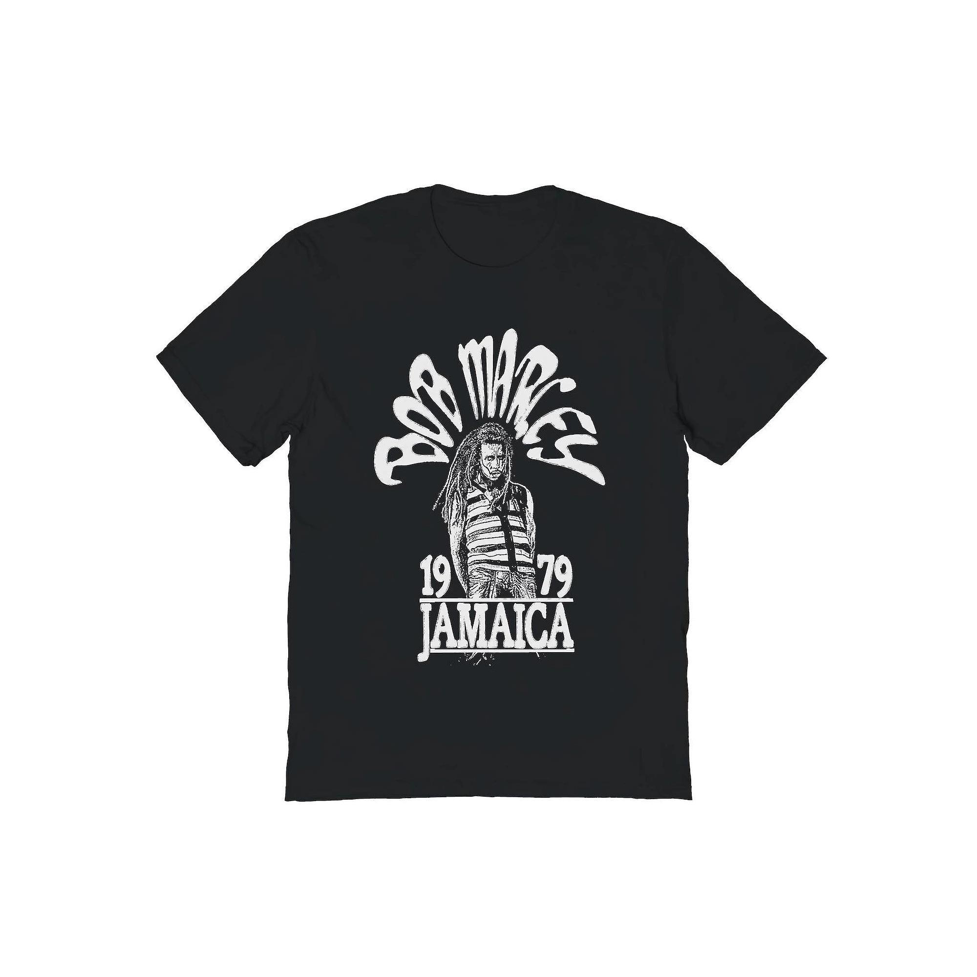 Men's Bob Marley 1979 Jamaica Graphic Tee, Size: Medium, Black Product Image