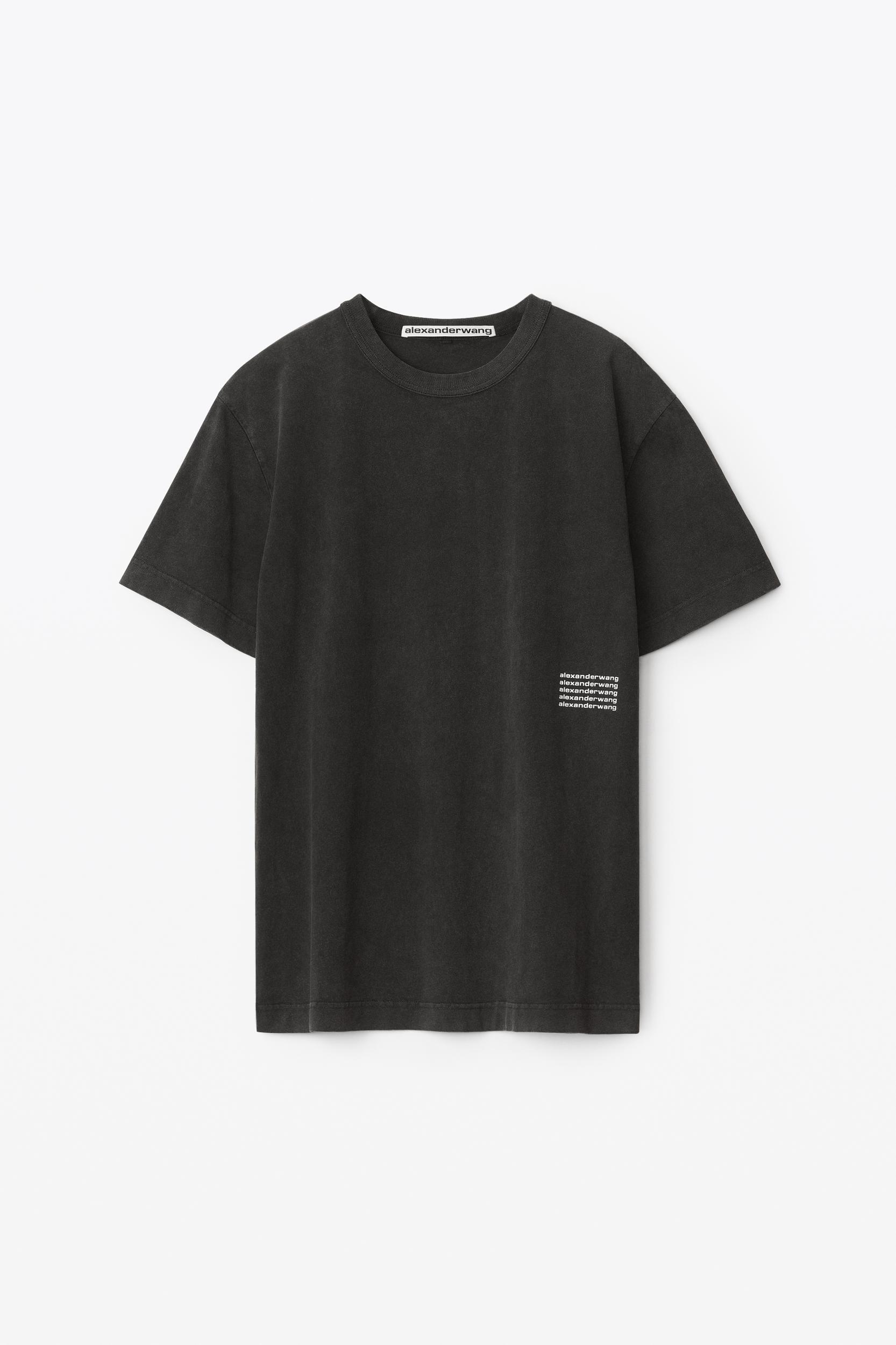Unisex Acid Wash Tee In High Twist Jerseyâ  Product Image