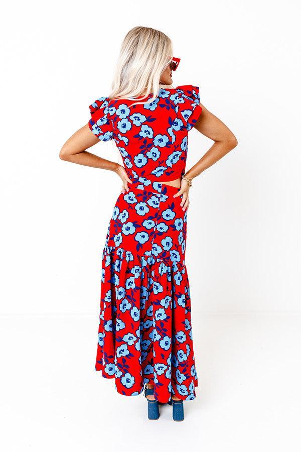 Touch My Soul Floral Maxi Skirt Product Image
