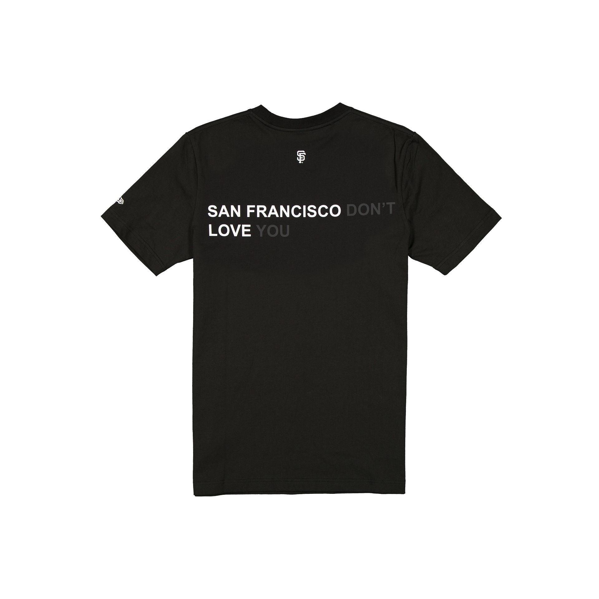 J-Frost x San Francisco Giants Black T-Shirt Male Product Image