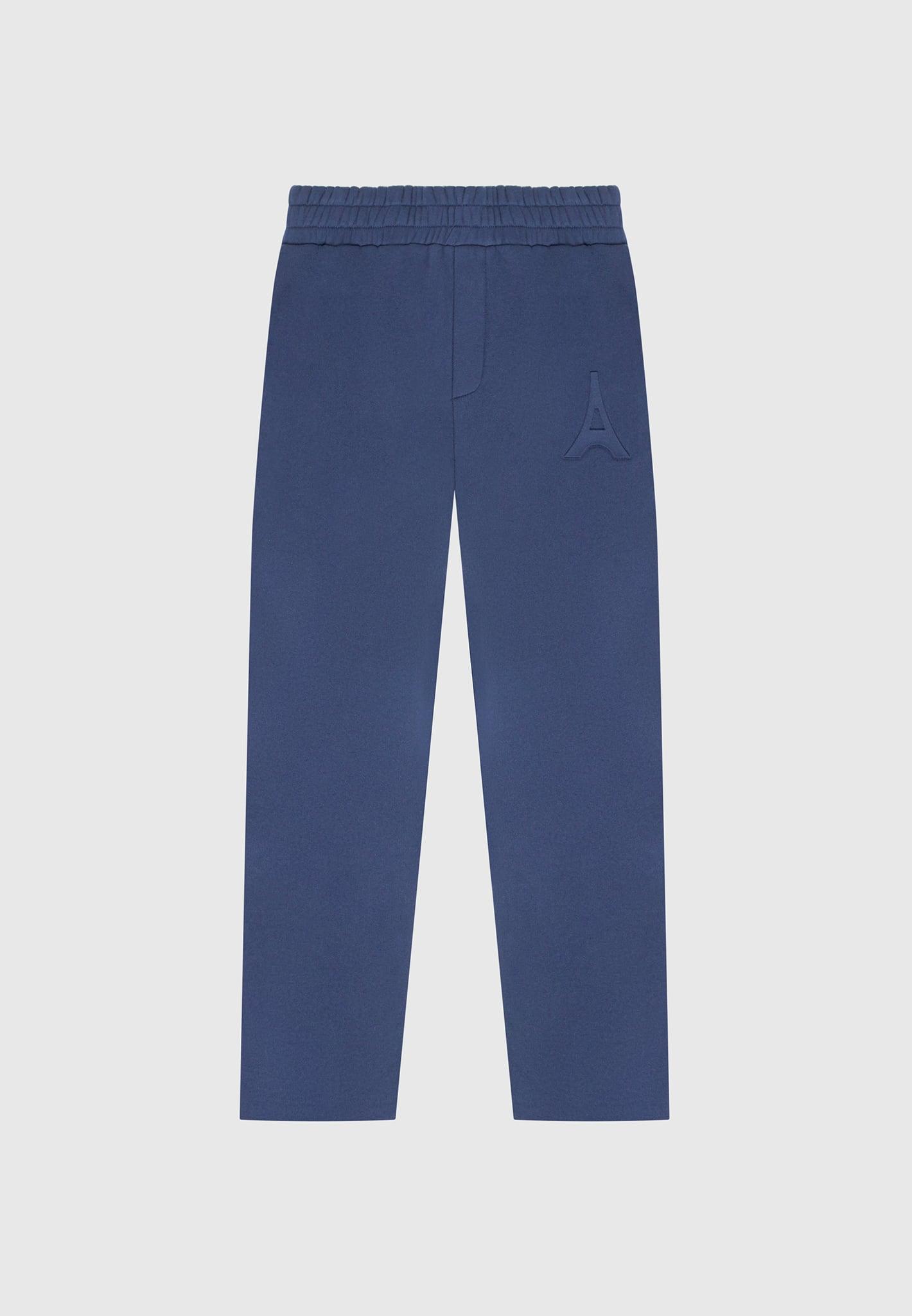 Cédric - Eiffel Embossed Joggers - Airforce Blue Male Product Image
