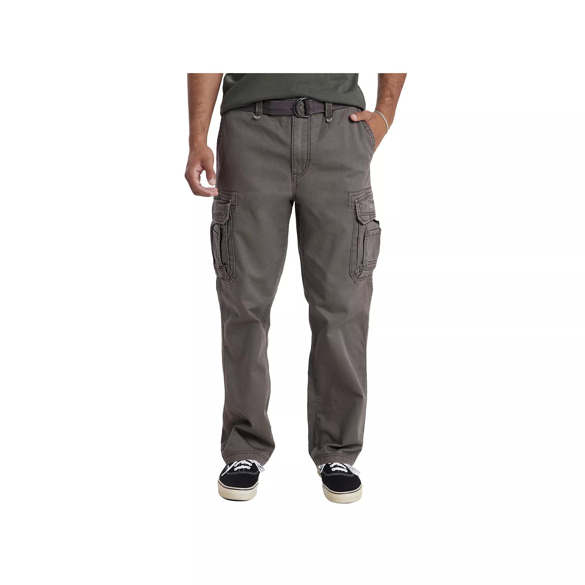 Men's UNIONBAY Cargo Survivor Pants, Size: 42 X 32, Black Product Image