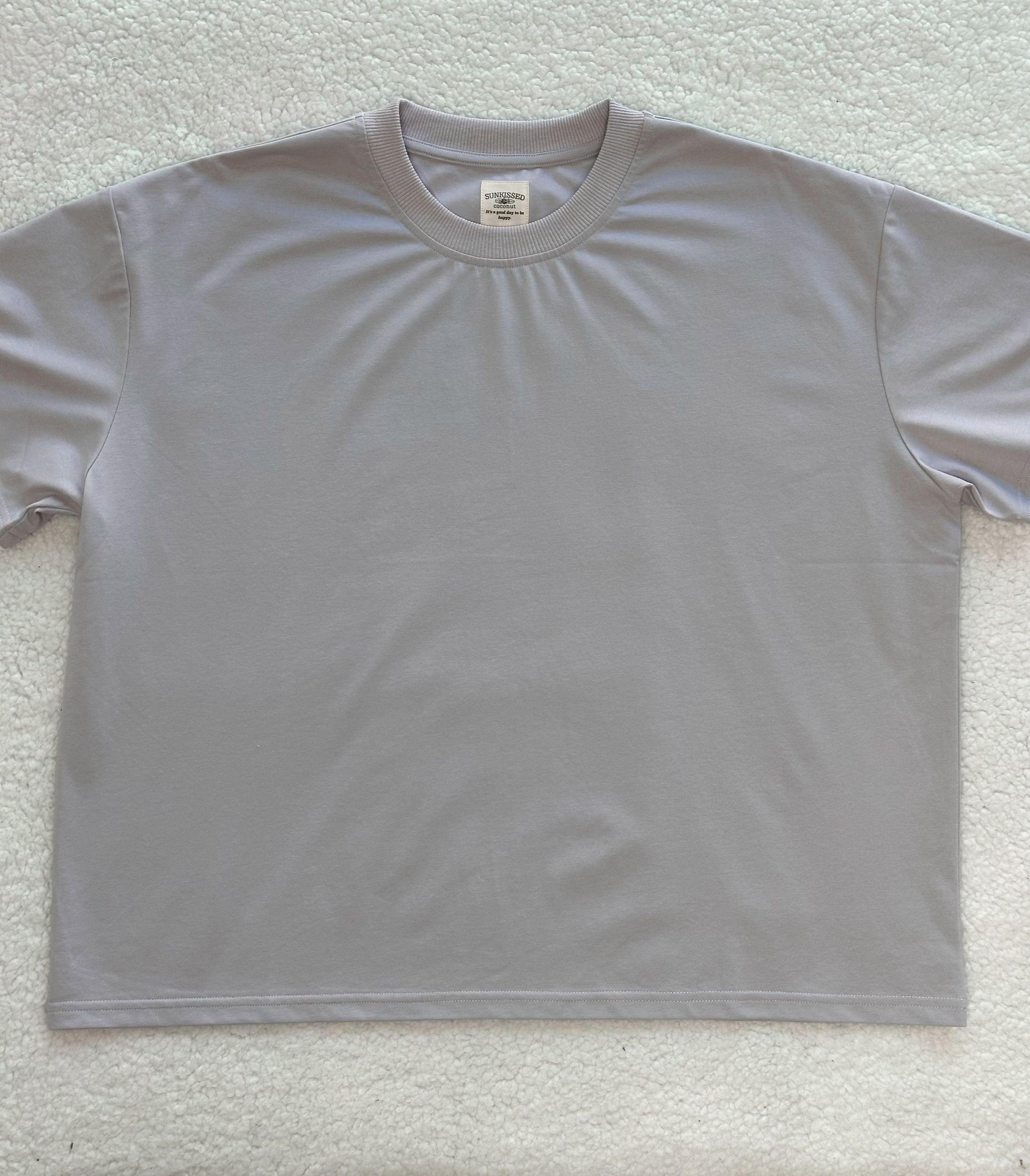 Coastal Blue Basic Blank Tee Product Image
