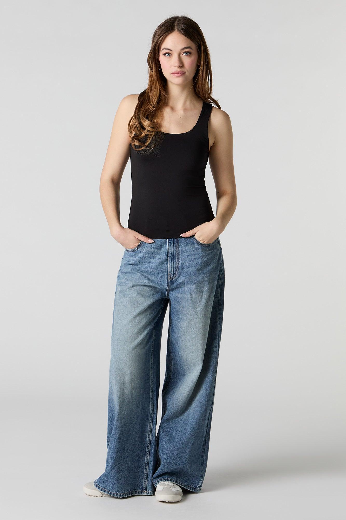 Contour Scoop Neck Tank with Built-In Bra Cups Female Product Image