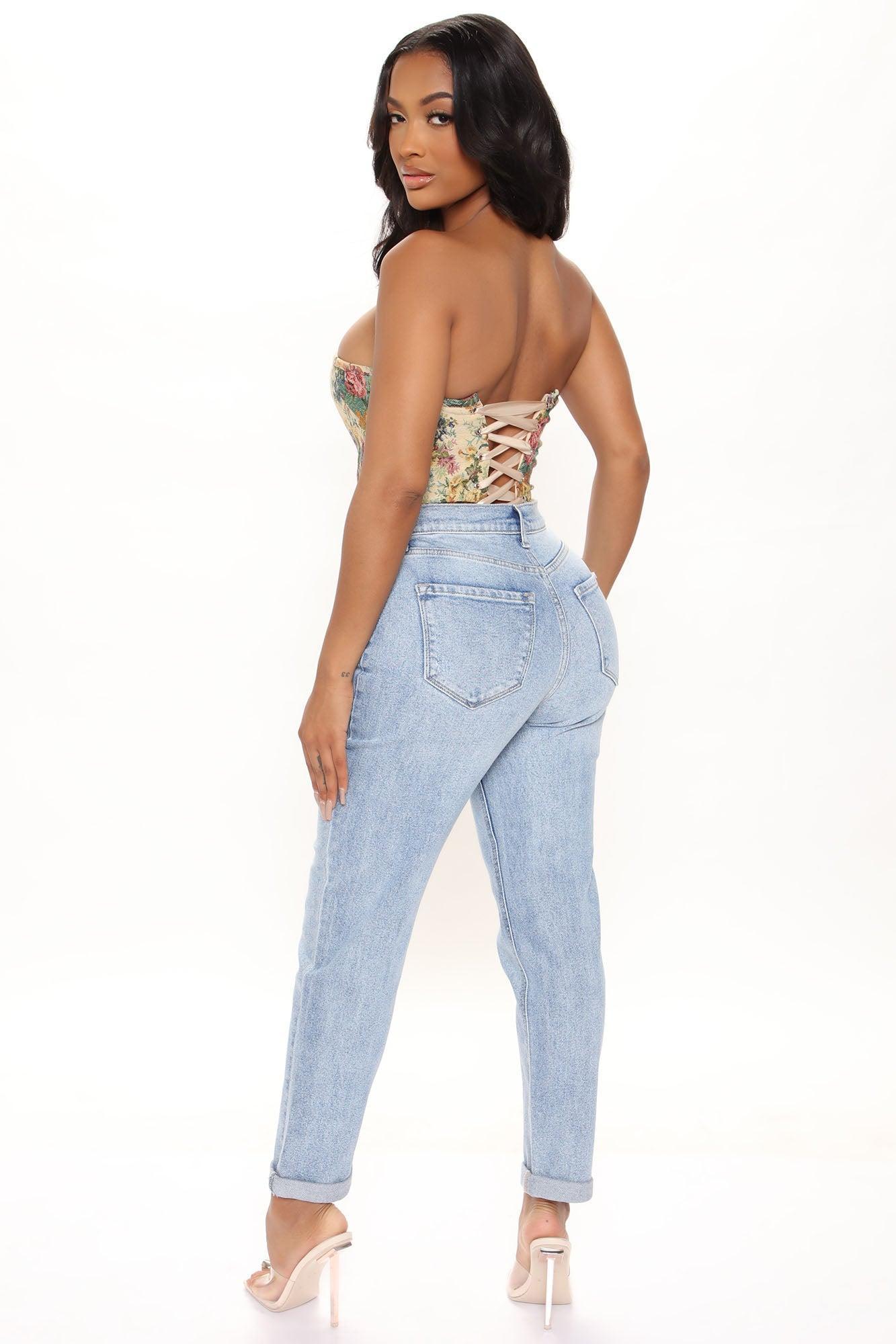 Unlike The Rest Corset Top - Taupe/combo Product Image
