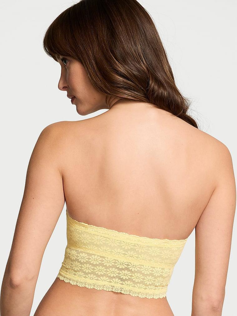 Daisy Lace Lightly Lined Bandeau Bra Top Product Image