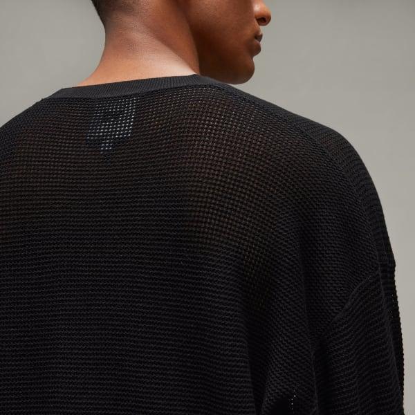 adidas Y-3 Graphic Knit Crew Sweater Black S Unisex Product Image