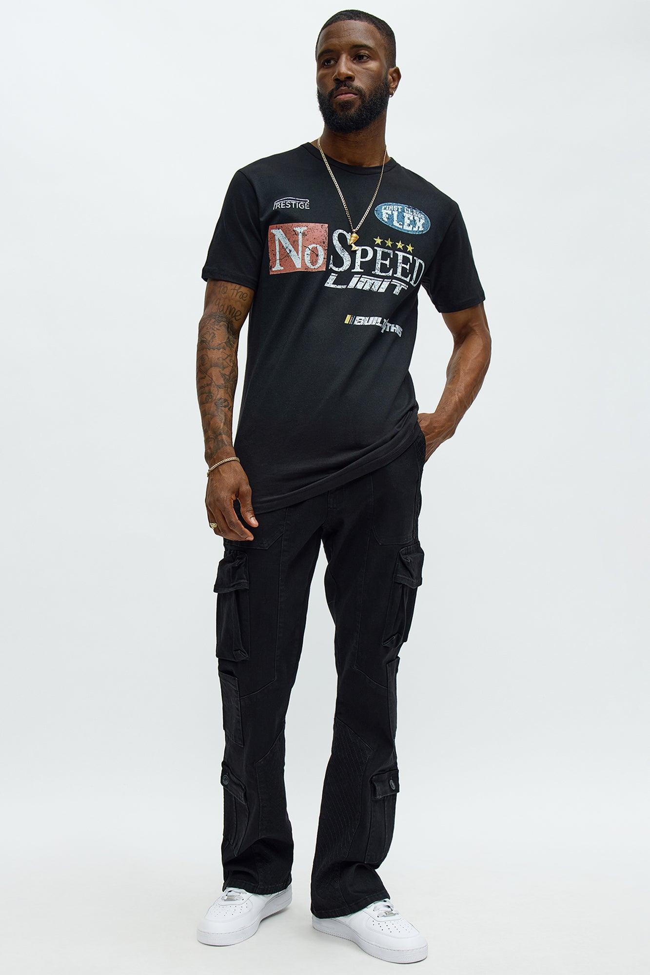No Speed Limit Short Sleeve Tee - Black Product Image
