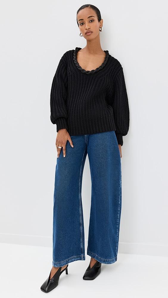 Aje Entwined Oversized Knit | Shopbop Product Image