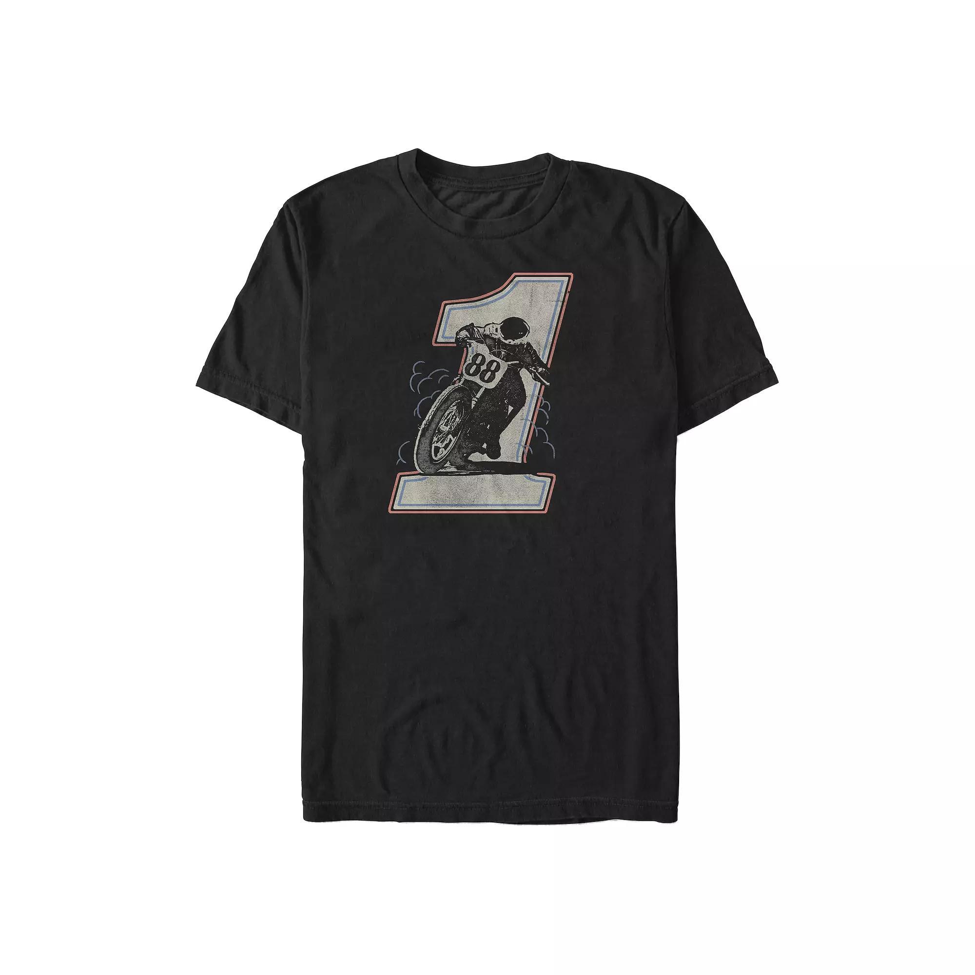 Big & Tall Bike Racer Graphic Tee, Men's, Size: 3XL, Black Product Image