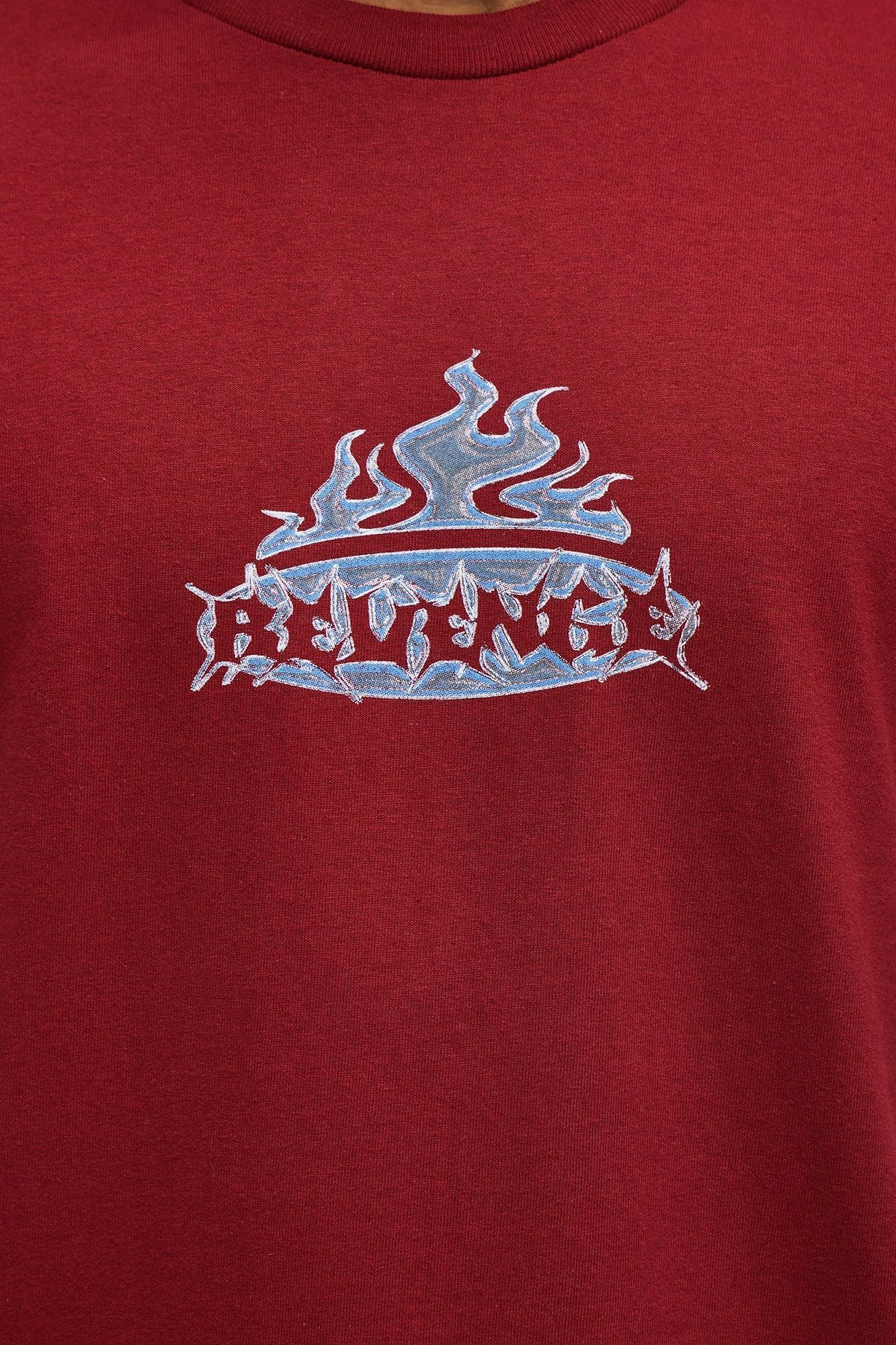 Vengeance Runs Deep Short Sleeve Tee - Red Product Image