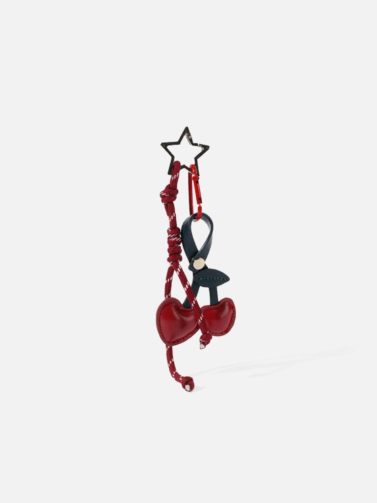 Heart Cherry Keychain Product Image