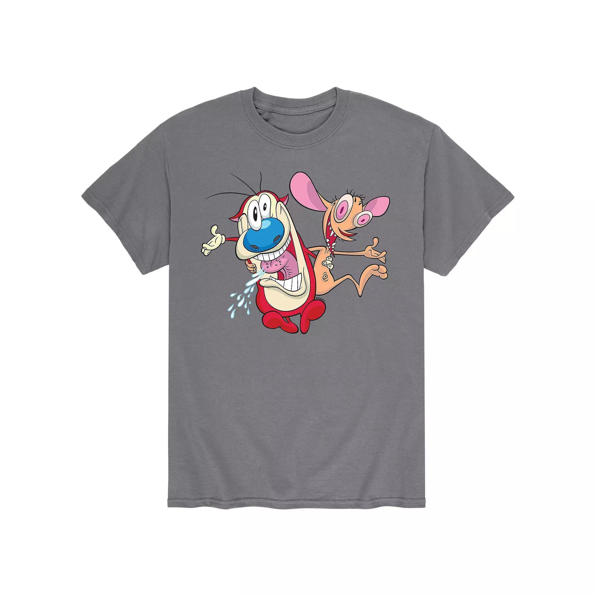 Mens Ren & Stimpy Skipping Tee Product Image