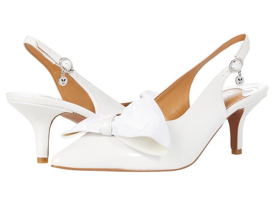 J. Renee Devika Patent Slingback Bow Pumps Product Image