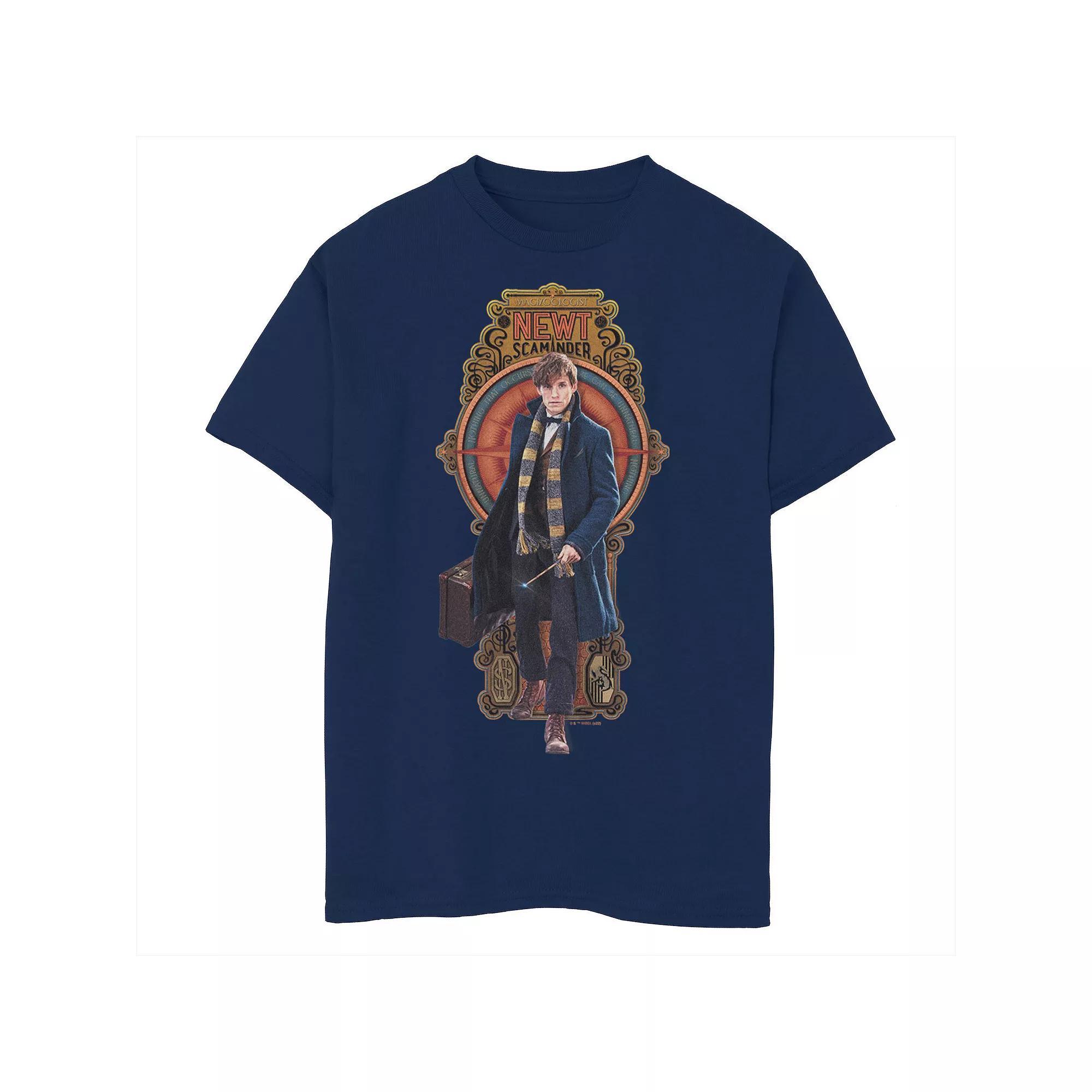 Boys Wonder Woman Cheetah Dripping Husky Graphic Tee, Boy's, Size: Medium HUSKY, Black Product Image