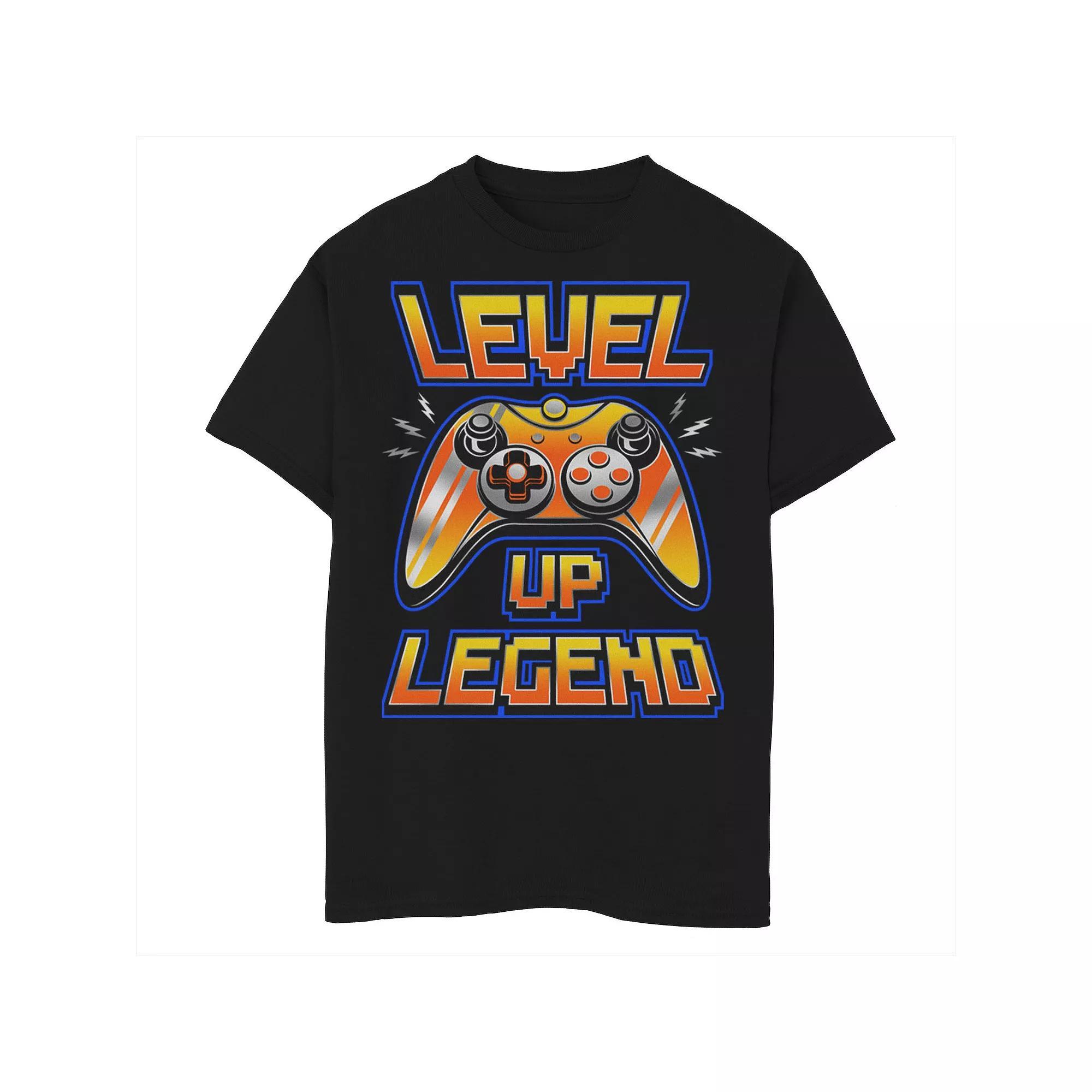 Boys 8-20 Fifth Sun Level Up Legend Controller Graphic Tee, Boy's, Size: Small, Black Product Image