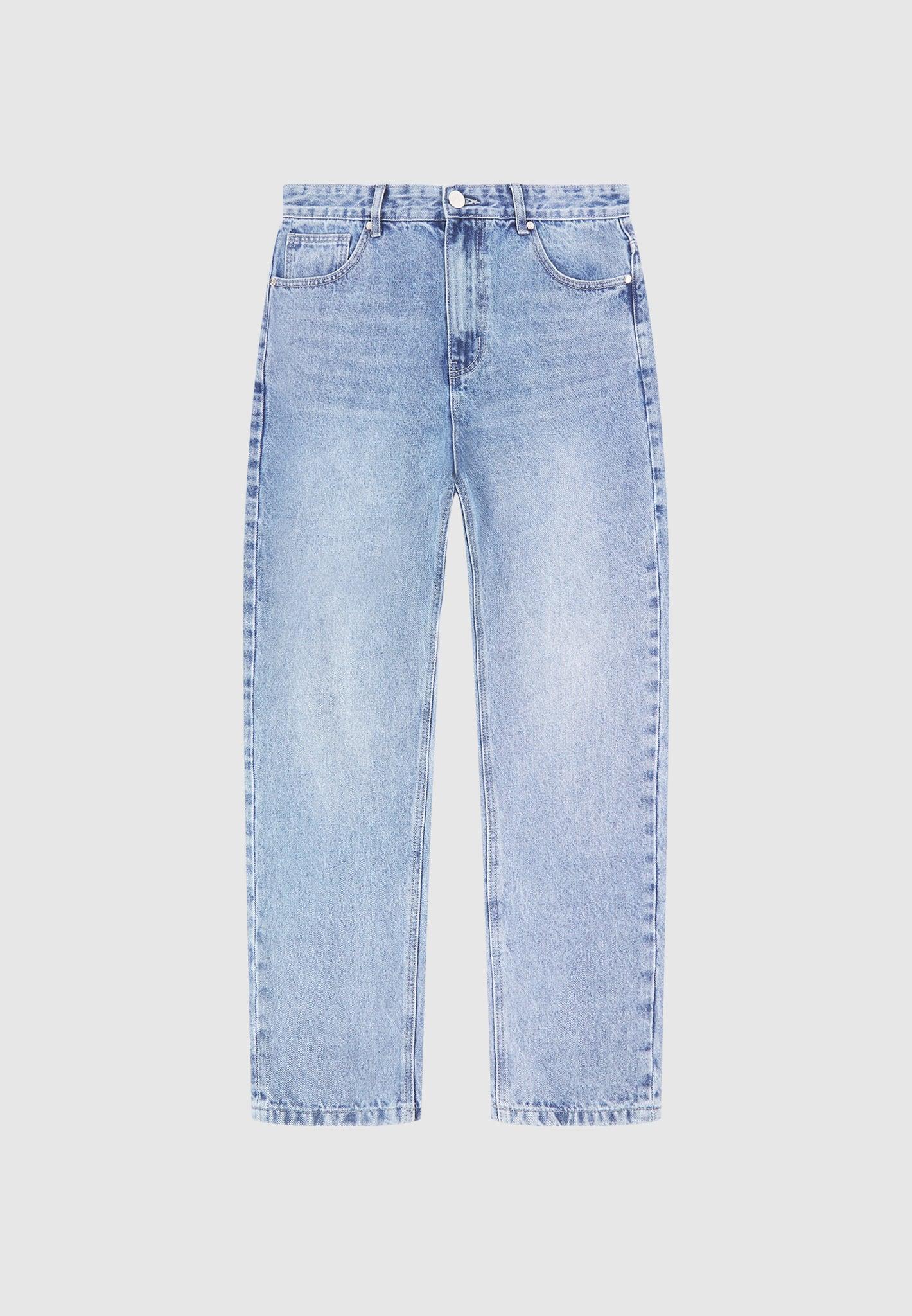 Regular Fit Jeans - Mid Blue Male Product Image