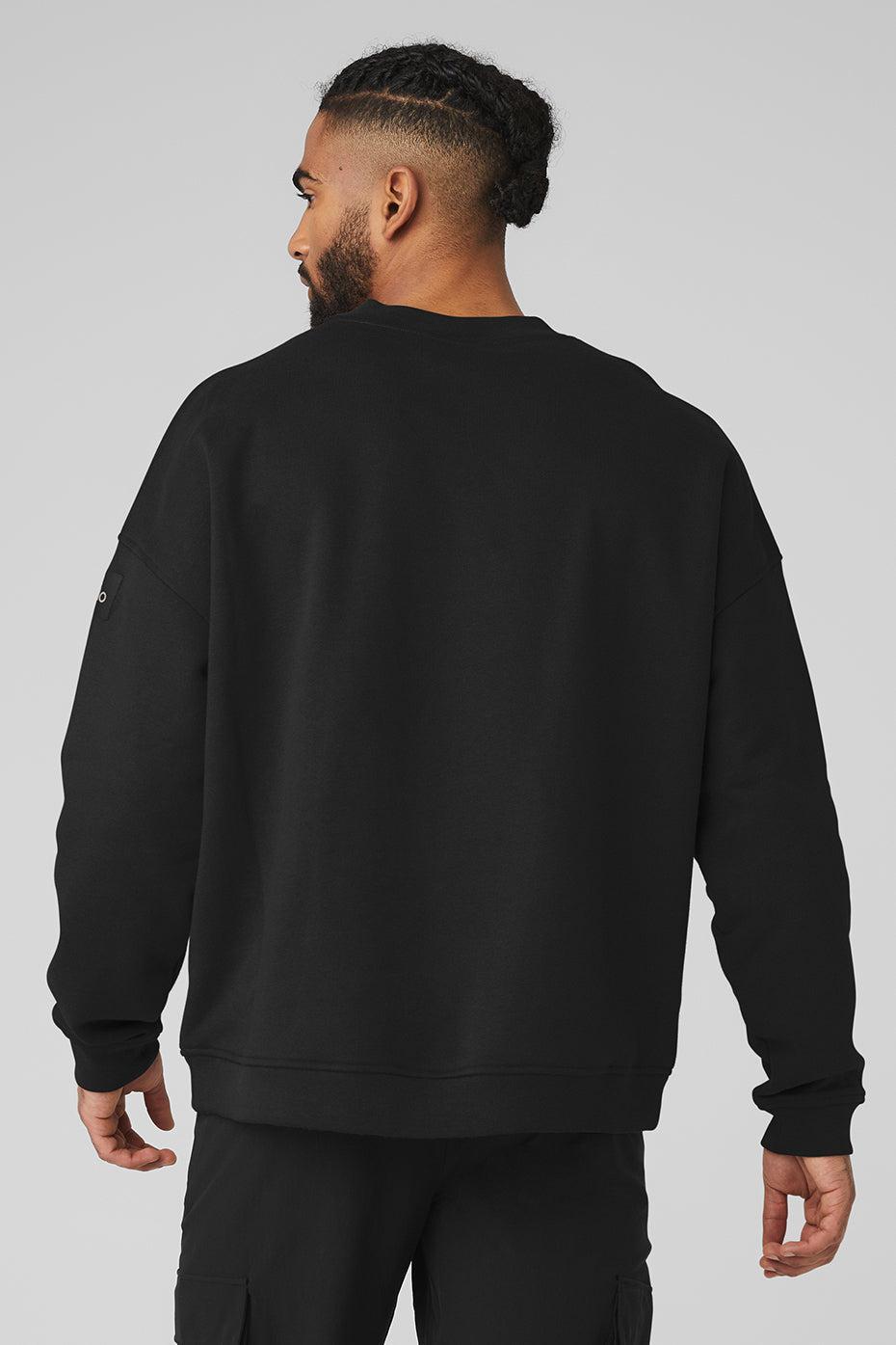Renown Heavy Weight Crew Neck Pullover - Black Product Image