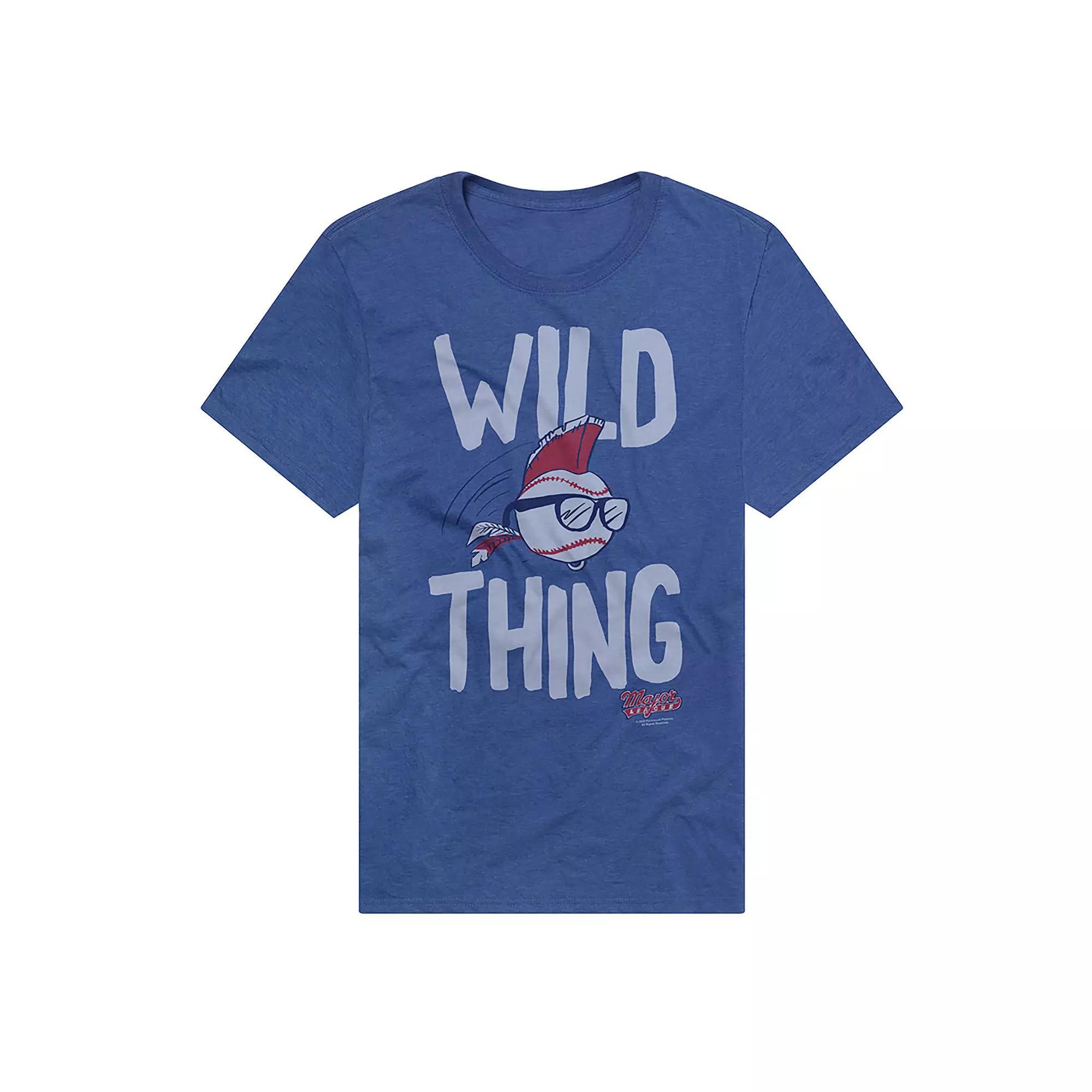 Men's Major League Wild Thing Graphic Tee, Size: Small, Royal Product Image