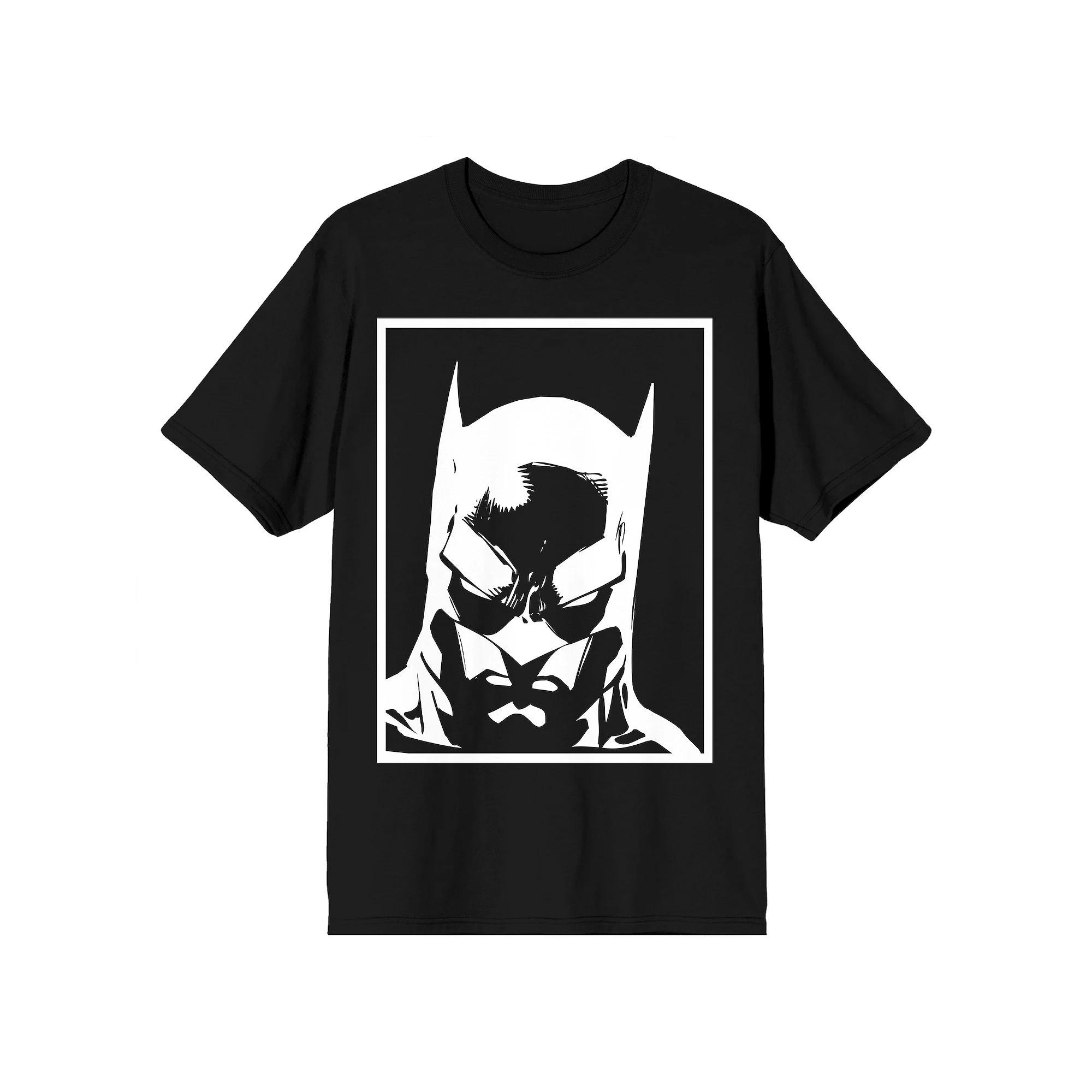 Men's DC Comics Batman Metallic Ink Tee, Size: XXL, Black Product Image
