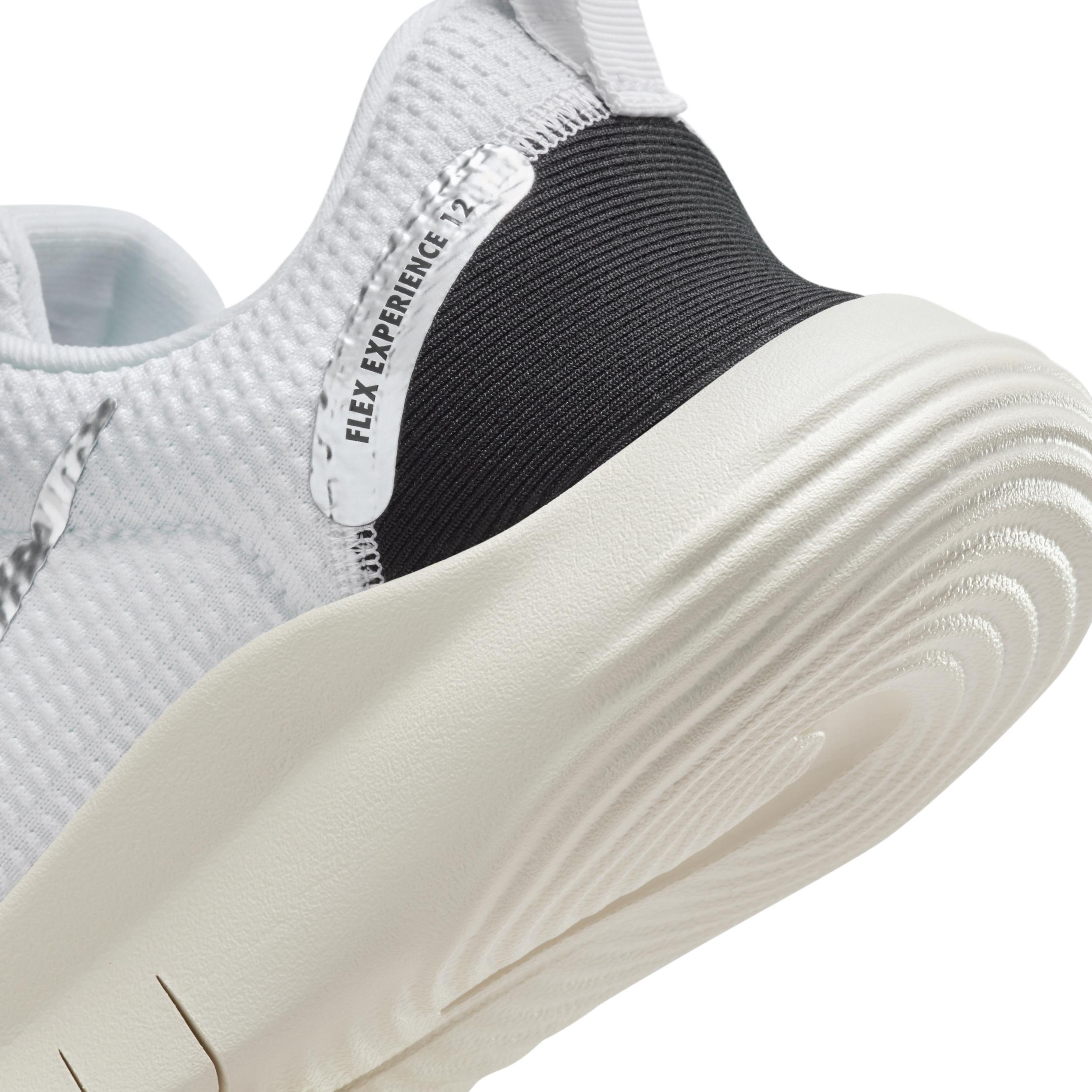 Nike Women's Flex Experience Run 12 Running Shoes in White/White Size 9.0 Knit Product Image